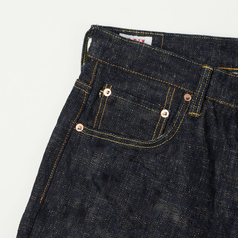 ONI 902-Kasuri 17oz Regular Tapered Jean - One Wash