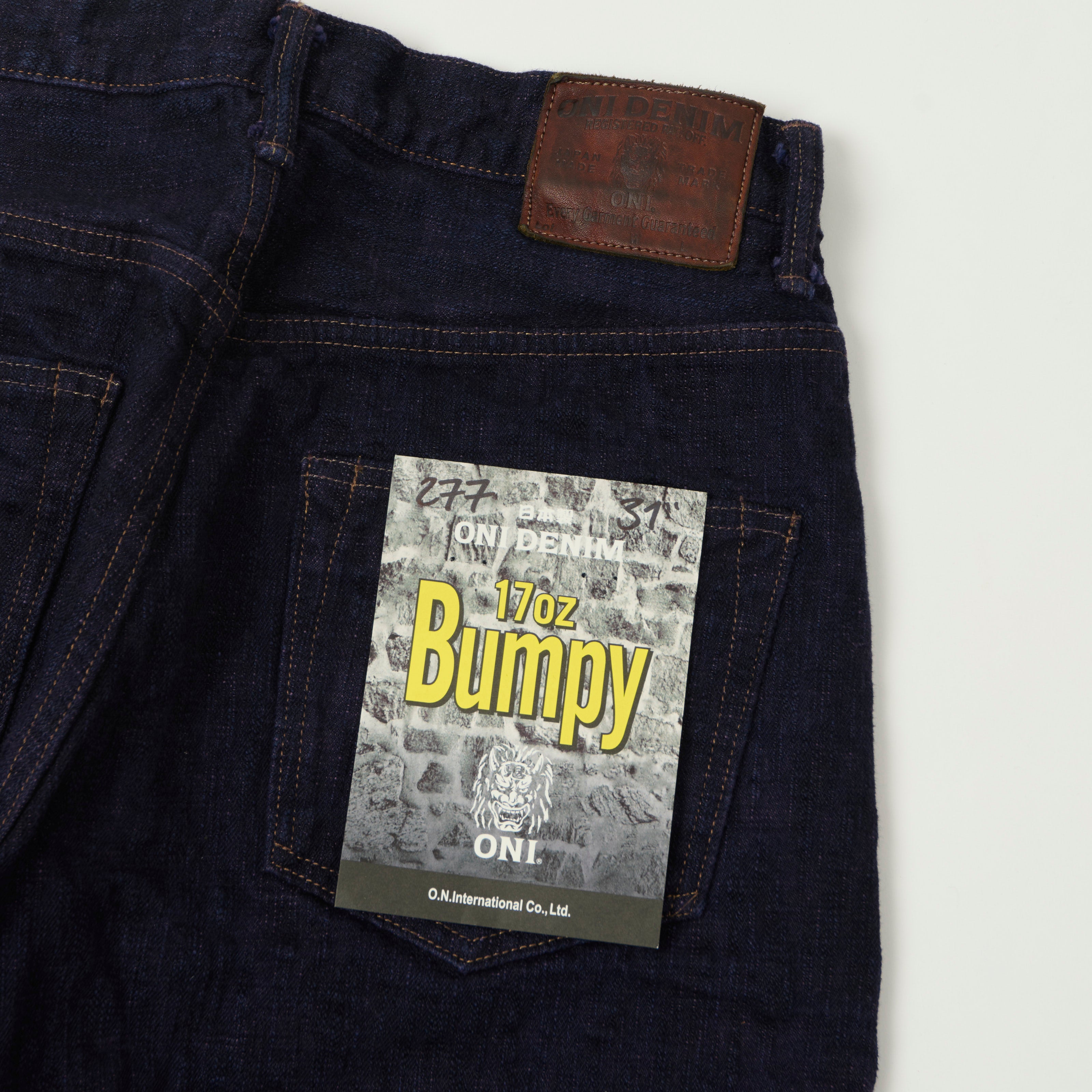 ONI Denim 277 'Bumpy' 17oz Regular Straight Jean - Violet One Wash