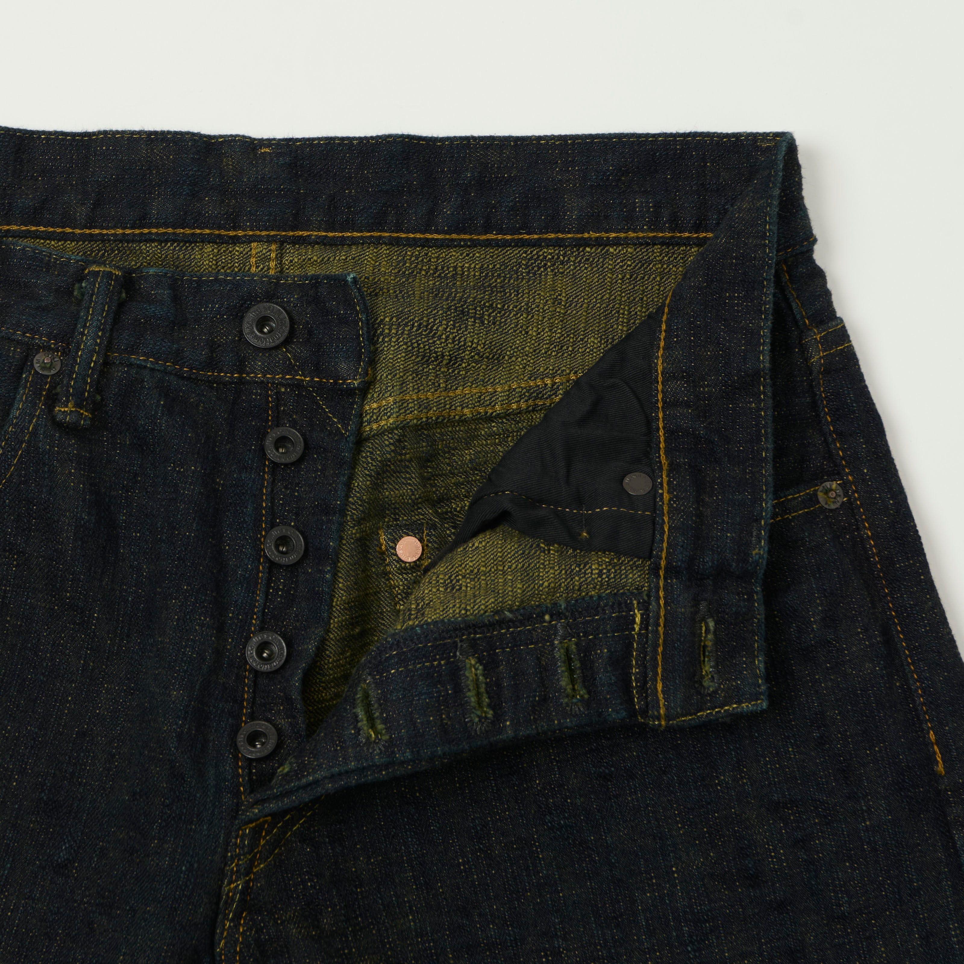 ONI Denim 277 'Bumpy' 17oz Regular Straight Jean - Yellow One Wash