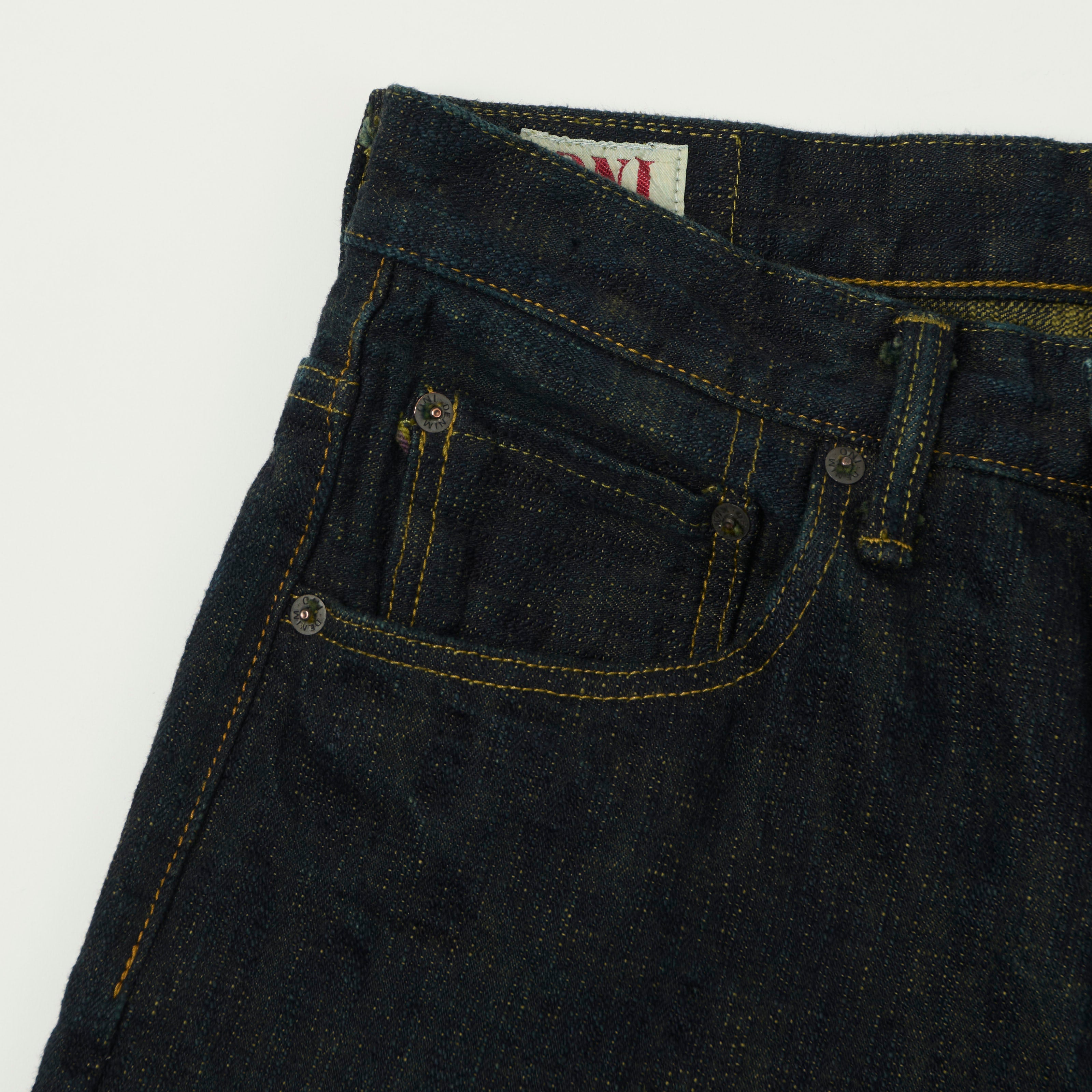 ONI Denim 277 'Bumpy' 17oz Regular Straight Jean - Yellow One Wash
