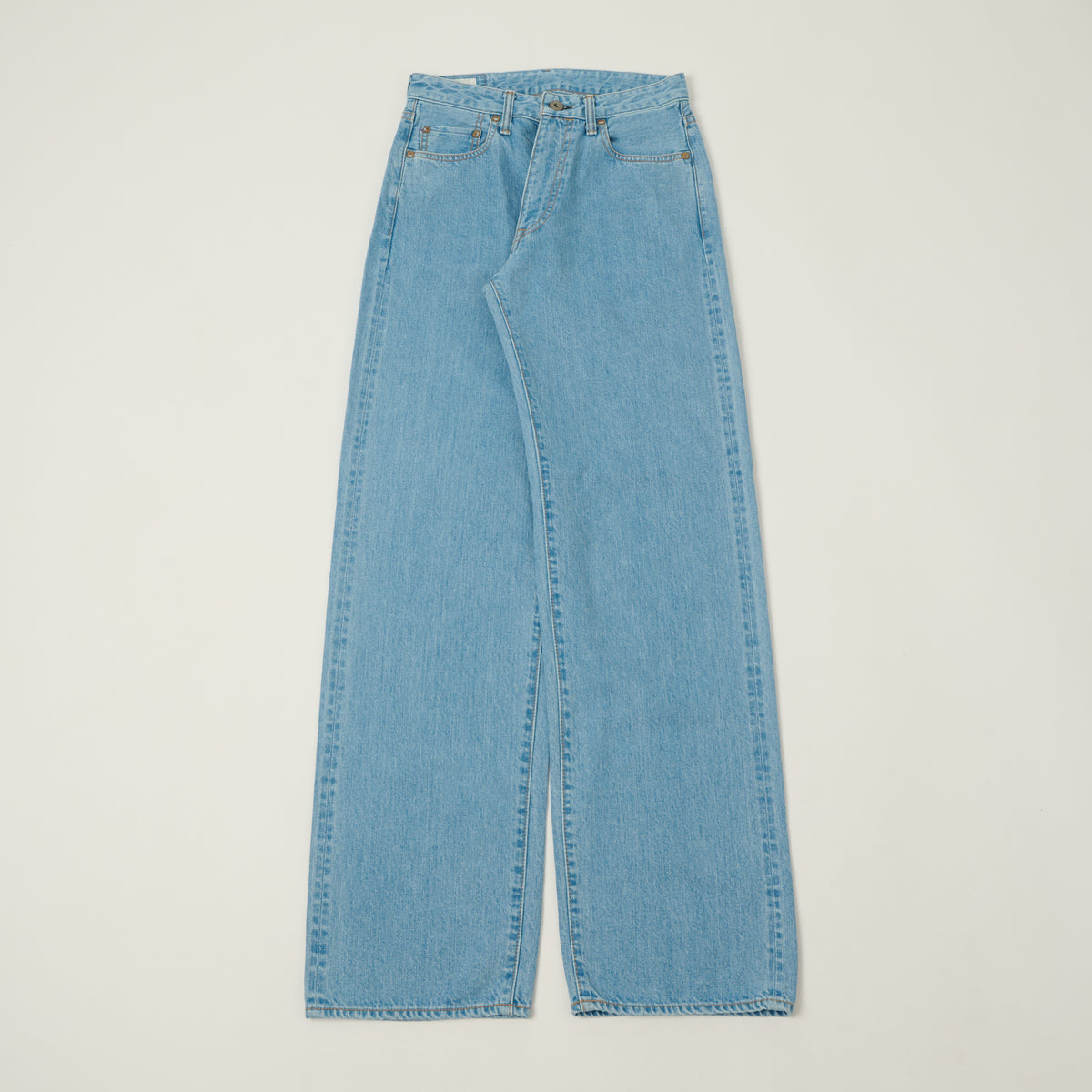 ONI Denim L720-12 Ladies 12oz Wide Straight jean - Bleach Wash