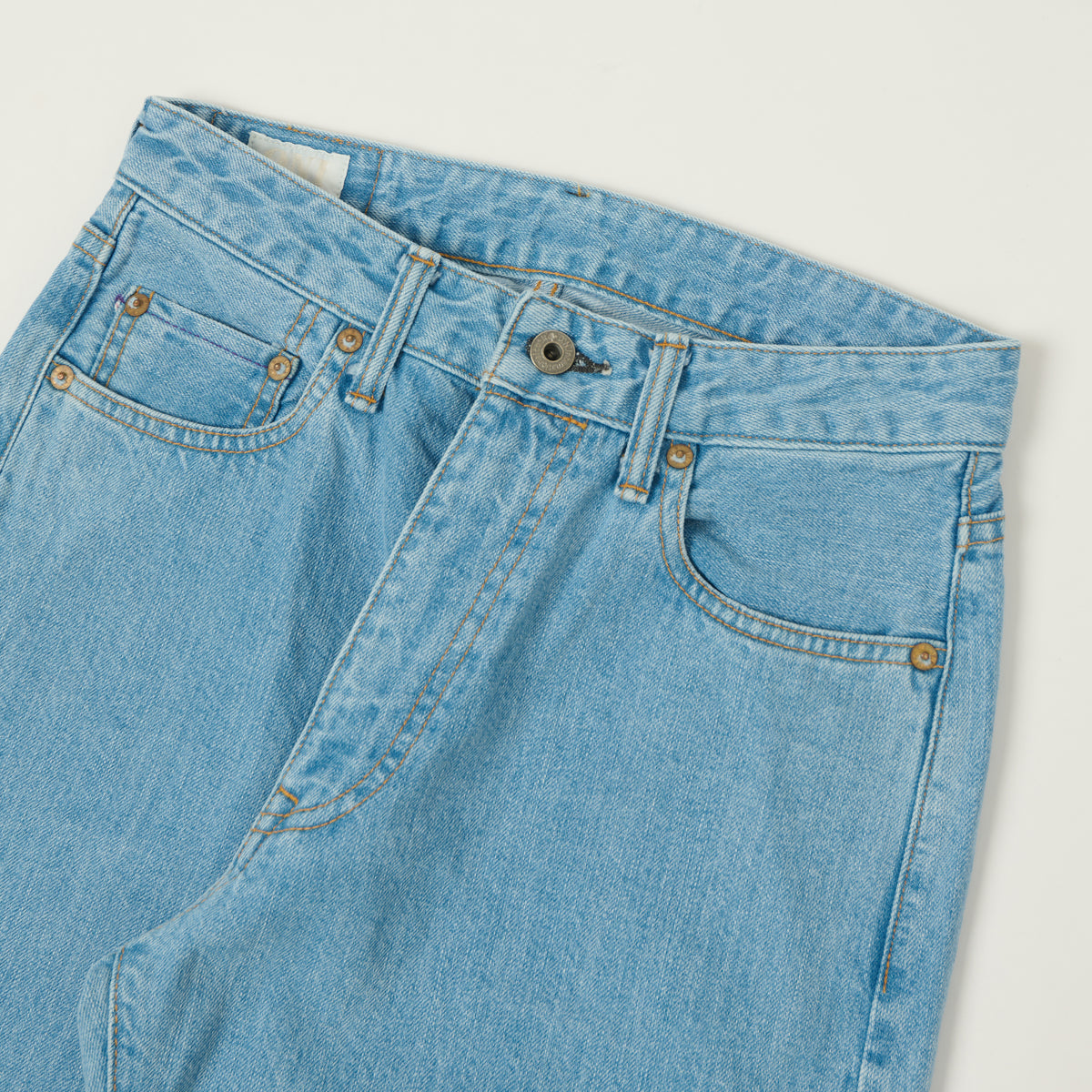 ONI Denim L720-12 Ladies 12oz Wide Straight jean - Bleach Wash