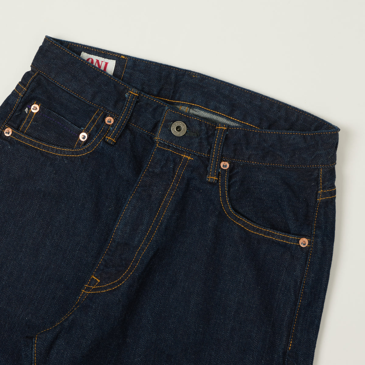 ONI Denim L720-12 Ladies 12oz Wide Straight jean - One Wash