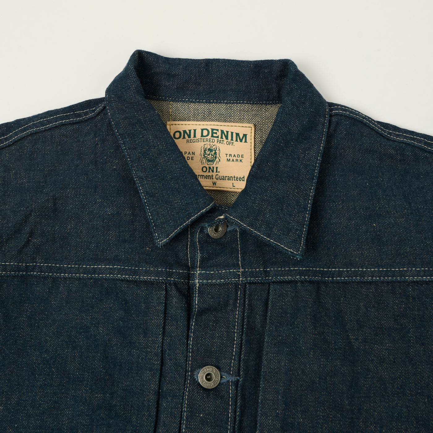 ONI Denim 03517 Ishikawadai 15oz 'Early Model' Type II Denim Jacket - One Wash