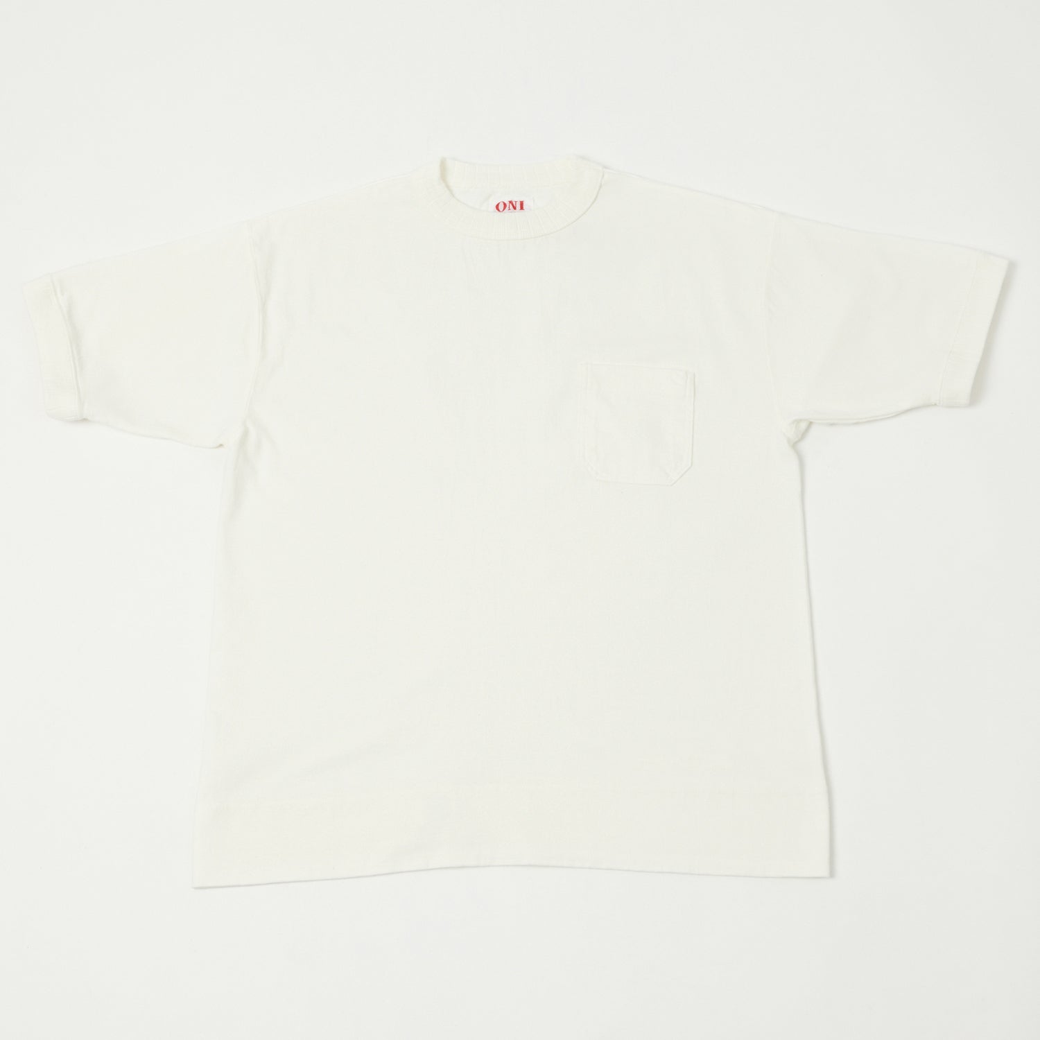 ONI Denim Vintage Pocket Tee - Off White