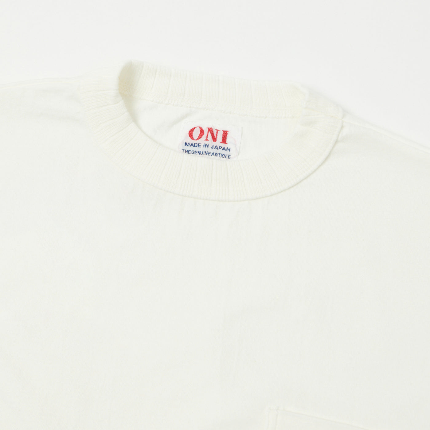 ONI Denim Vintage Pocket Tee - Off White