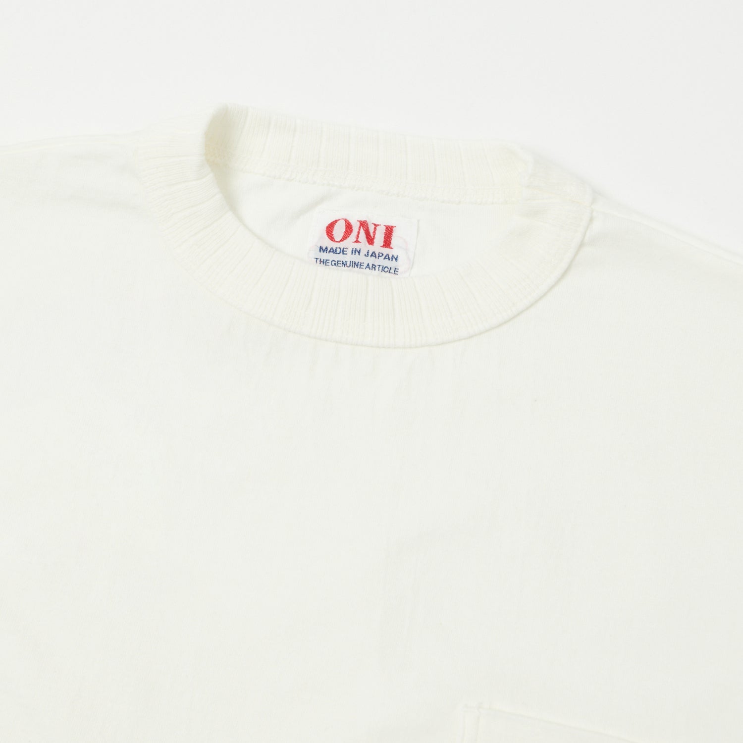 ONI Denim Vintage Pocket Tee - Off White