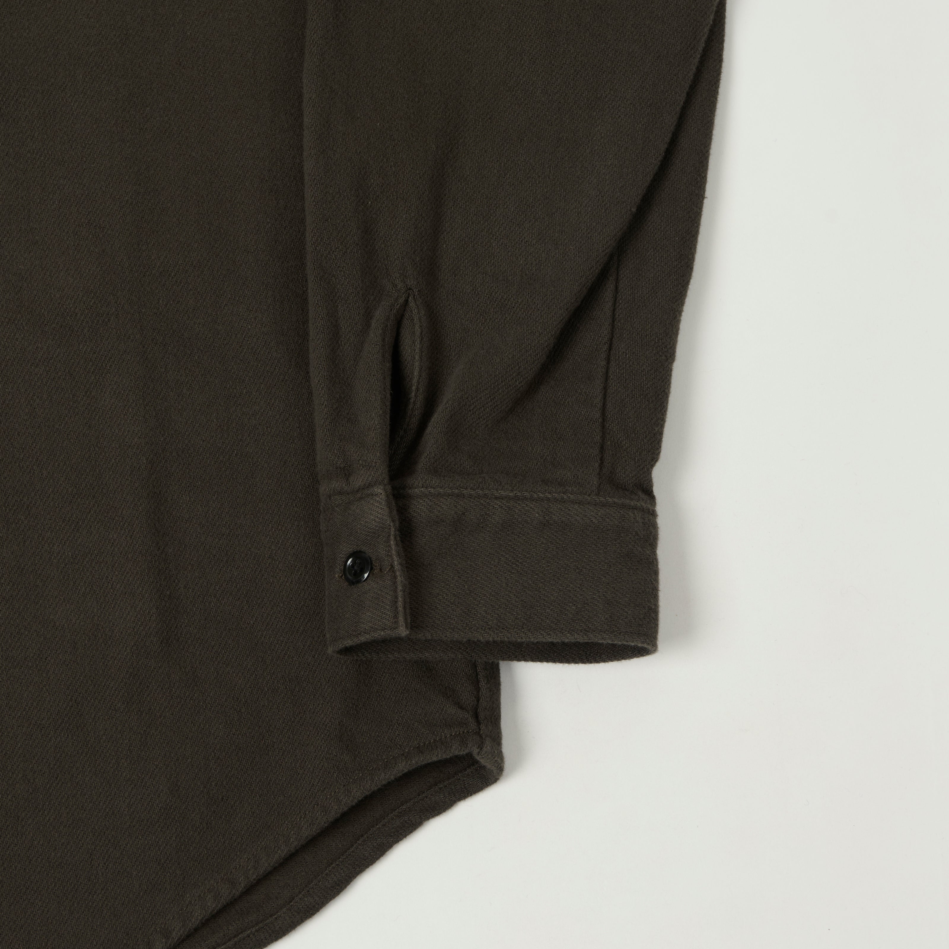 orSlow Flannel Work Shirt - Coffee Brown