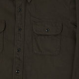 orSlow Flannel Work Shirt - Coffee Brown