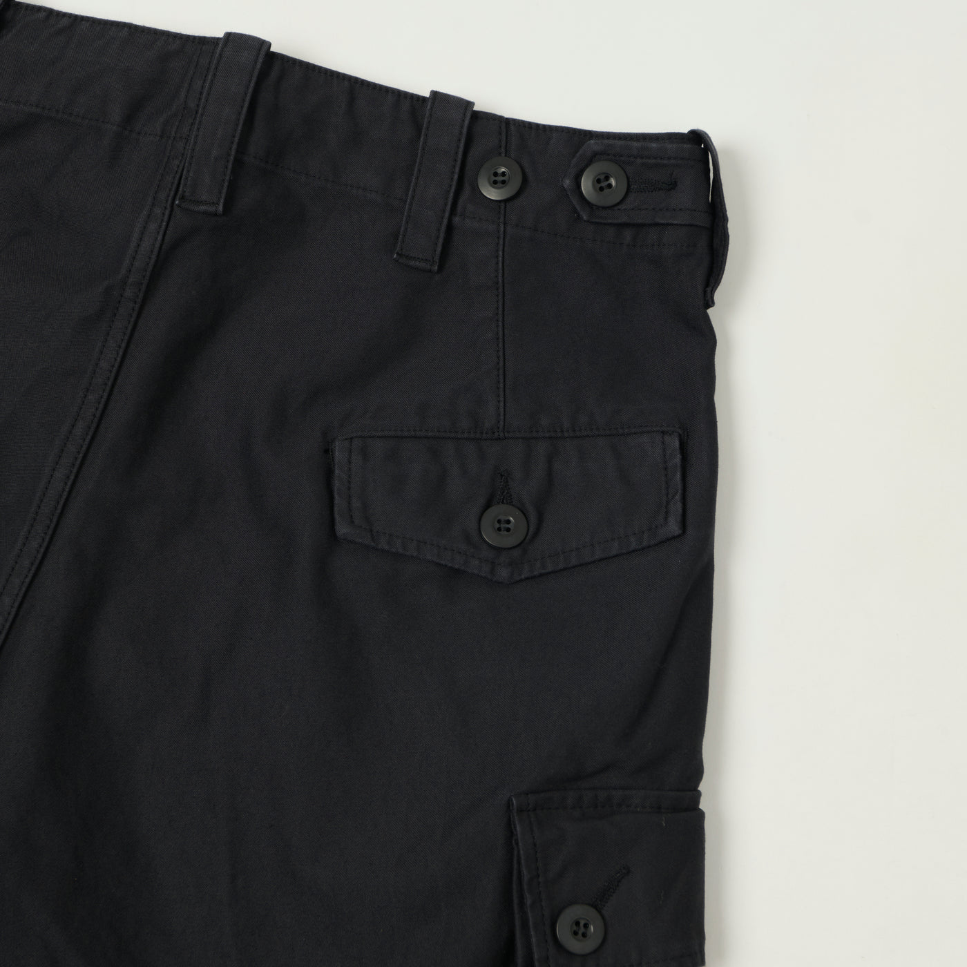 orSlow Sateen Cargo Pants - Navy