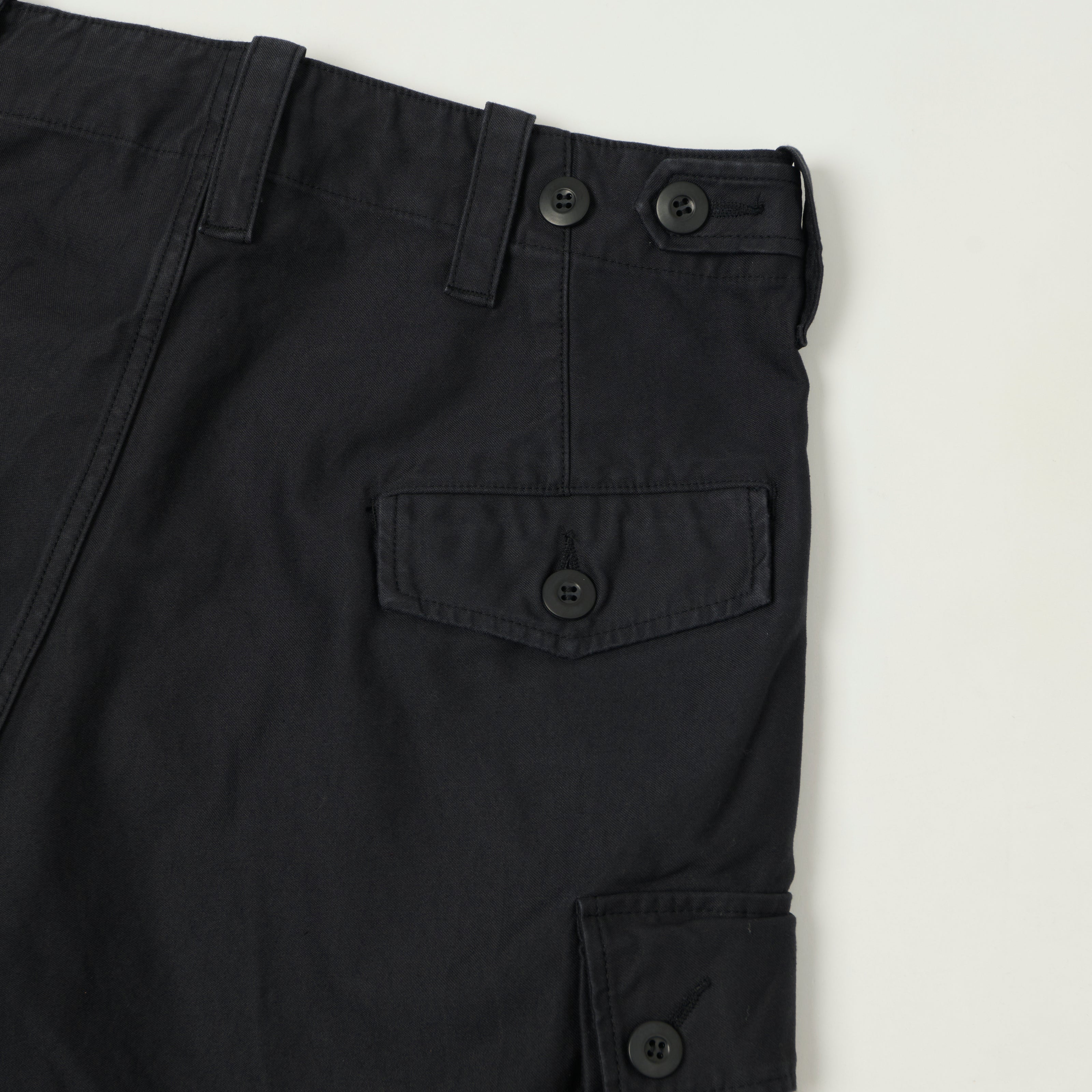 orSlow Sateen Cargo Pants - Navy