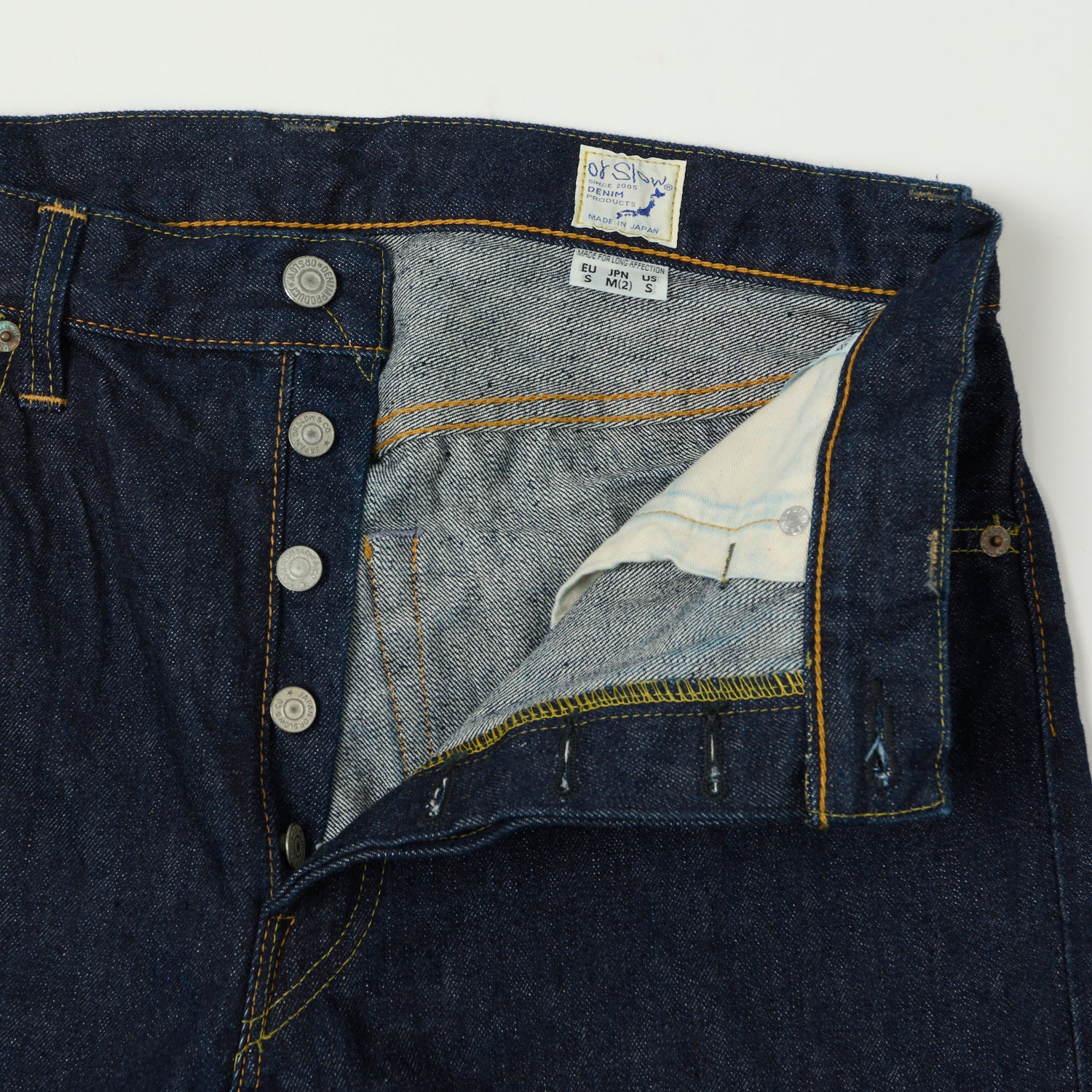 orSlow 105 13.5oz Regular Straight Jean - One Wash