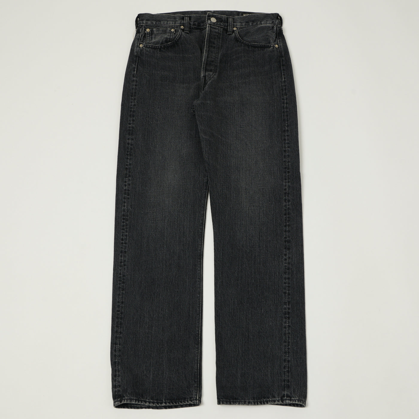 orSlow 105 13.5oz Regular Straight Jean - Black Stonewash