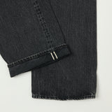 orSlow 105 Regular Straight Jean - Black Stonewash