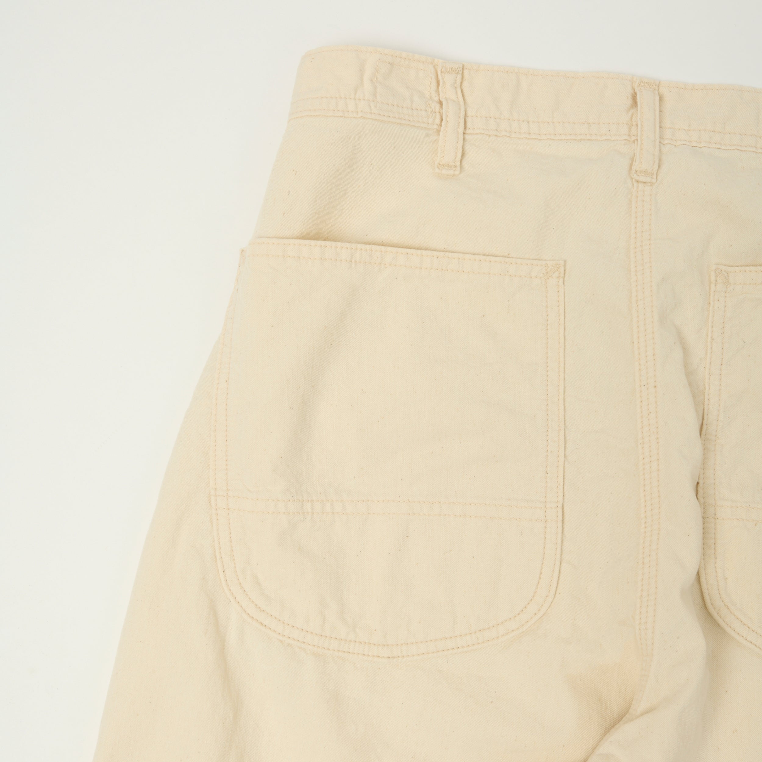 orSlow 1930s Denim Painter Pants - Ecru