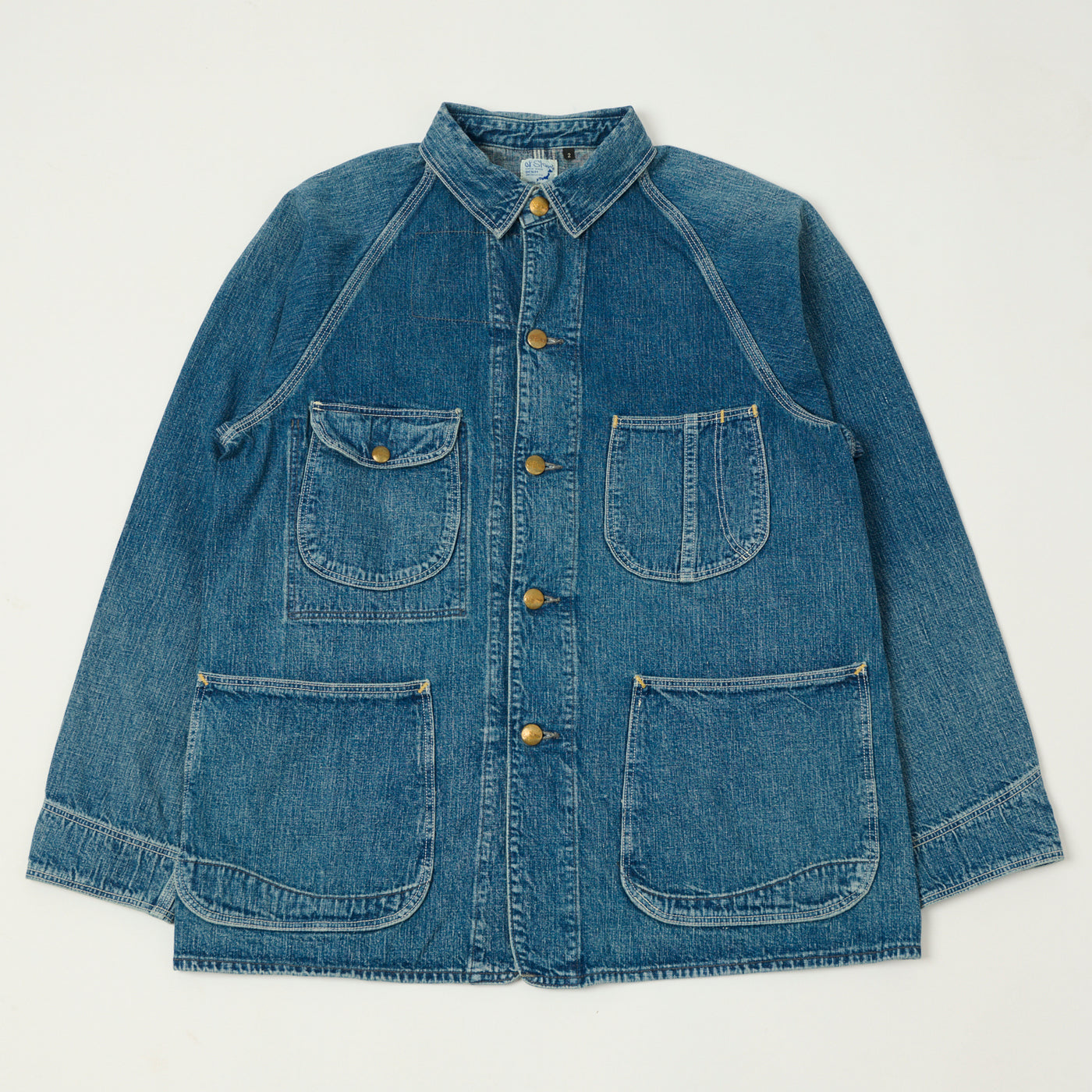 orSlow 1950s Denim Coverall - Used Wash