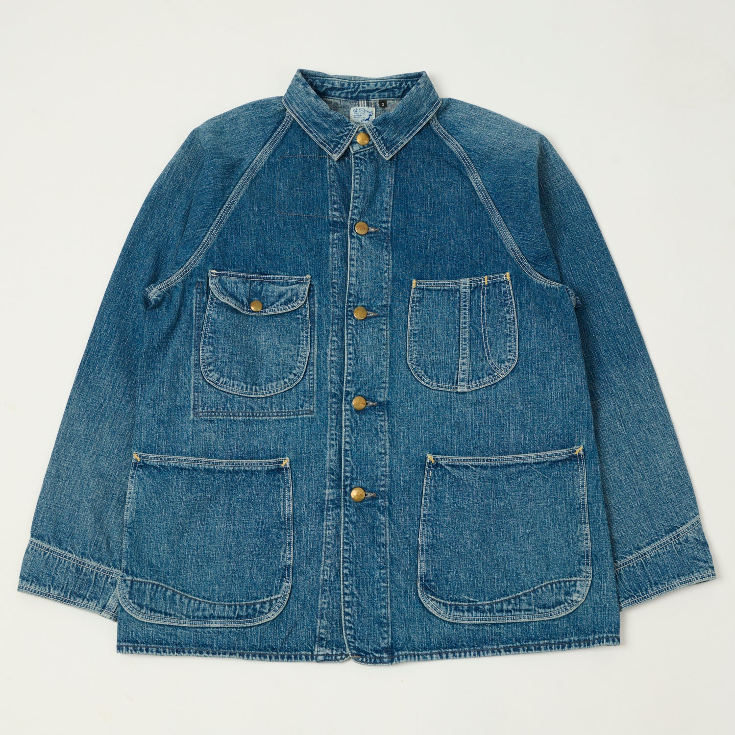 orSlow 1950s Denim Coverall - Used Wash