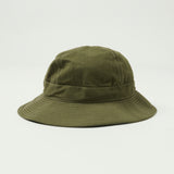 orSlow Herringbone Twill US Navy Hat - Green