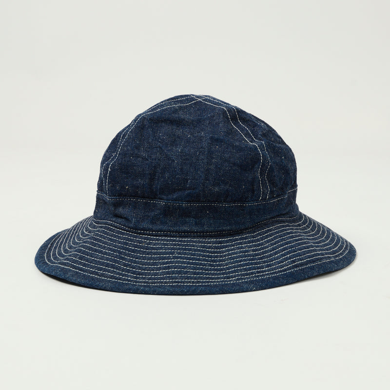 orSlow Denim US Navy Hat - Indigo One Wash