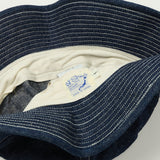 orSlow Denim US Navy Hat - Indigo One Wash