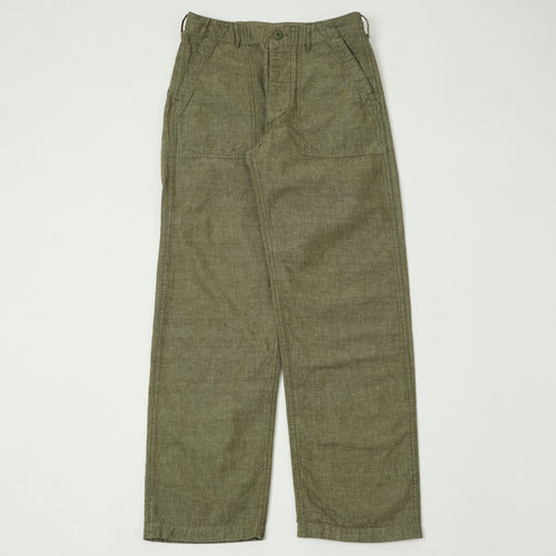 orSlow U.S. Army Chambray Fatigue Pants - Dusty Olive