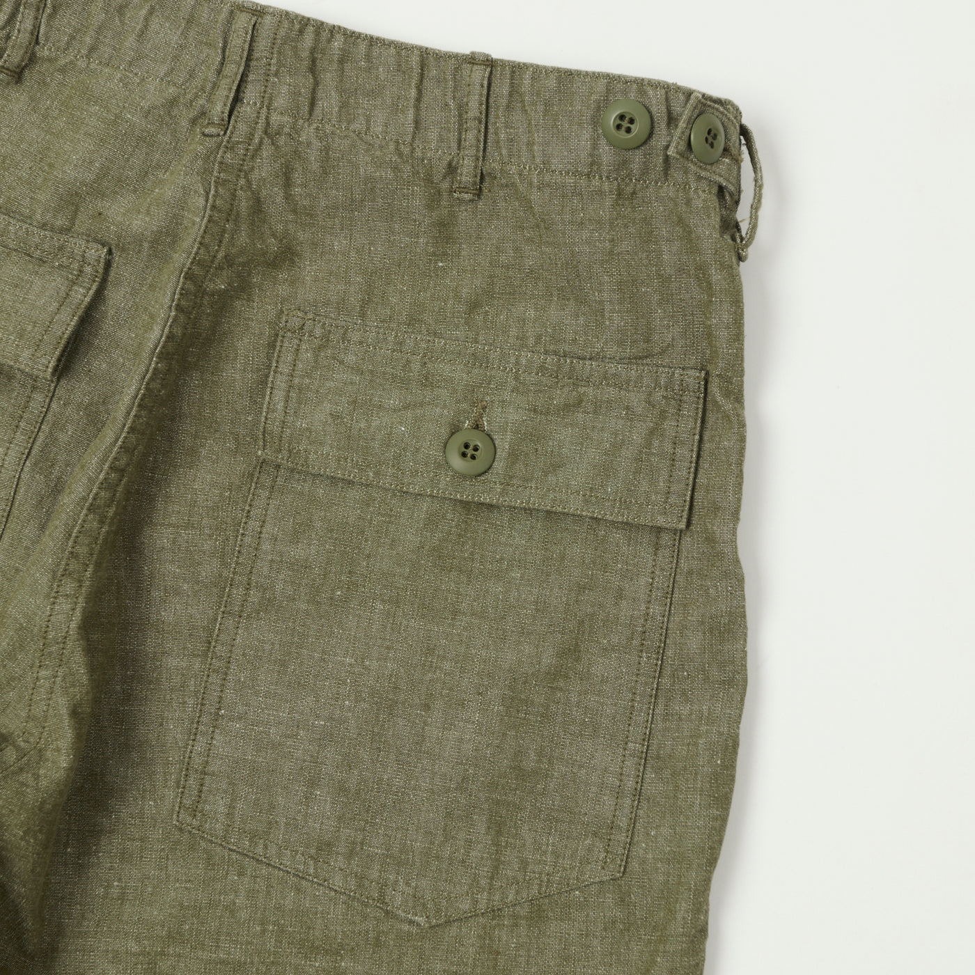 orSlow U.S. Army Chambray Fatigue Pants - Dusty Olive
