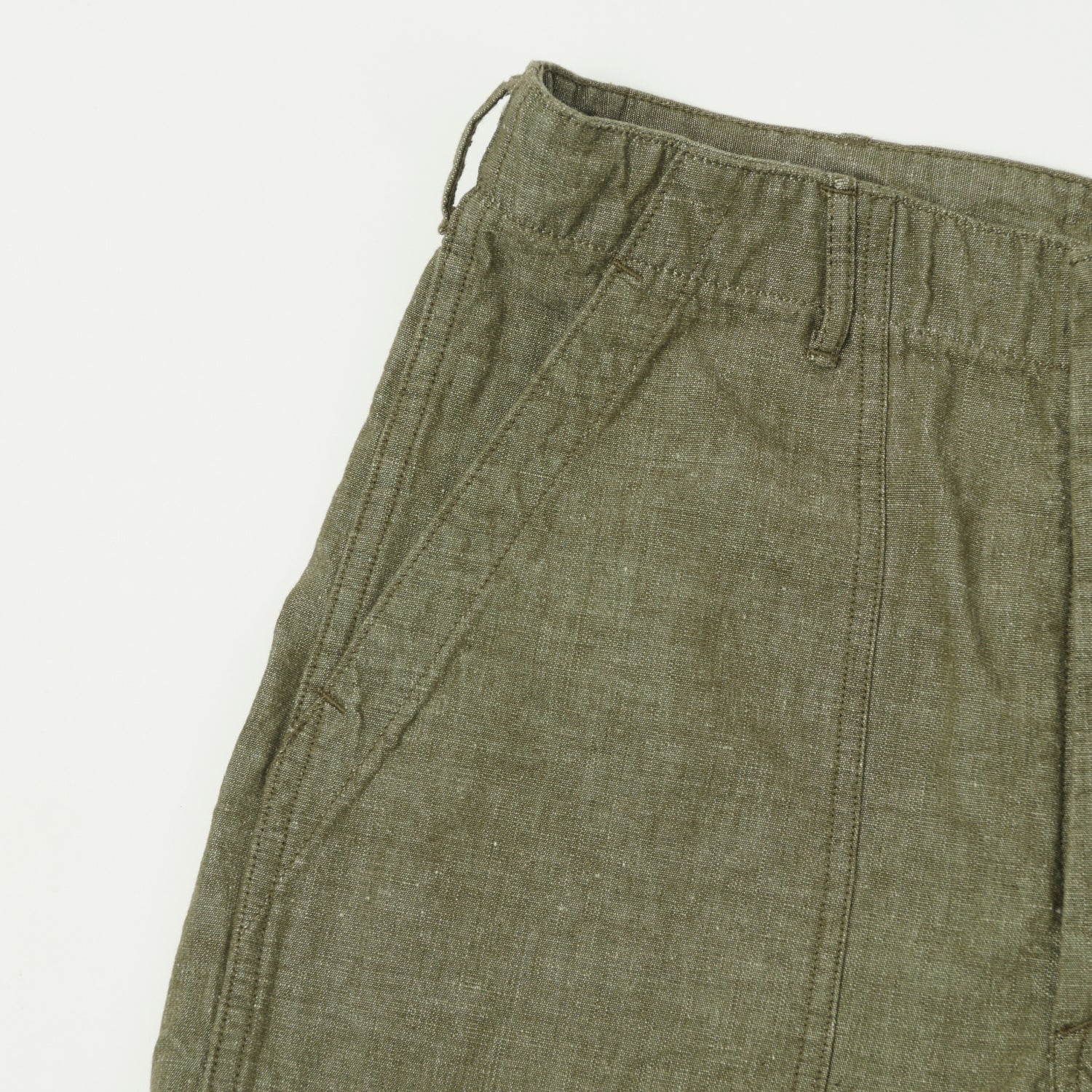 orSlow U.S. Army Chambray Fatigue Pants - Dusty Olive