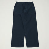 orSlow Herringbone Twill Summer Fatigue Pants - Navy