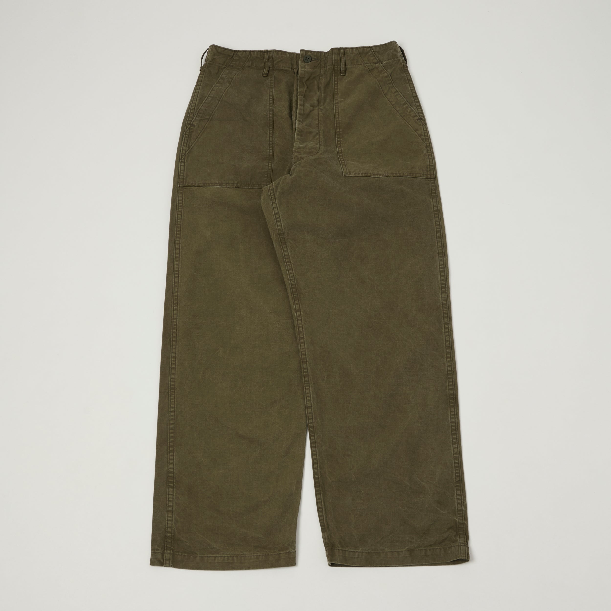 orSlow U.S.M.C. Herringbone Twill Utility Trouser - Khaki – SON OF