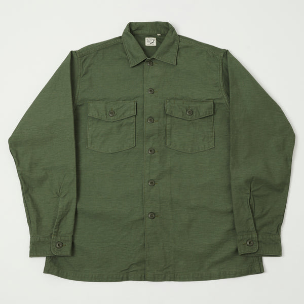 orSlow U.S. Army Fatigue Shirt - Olive Green