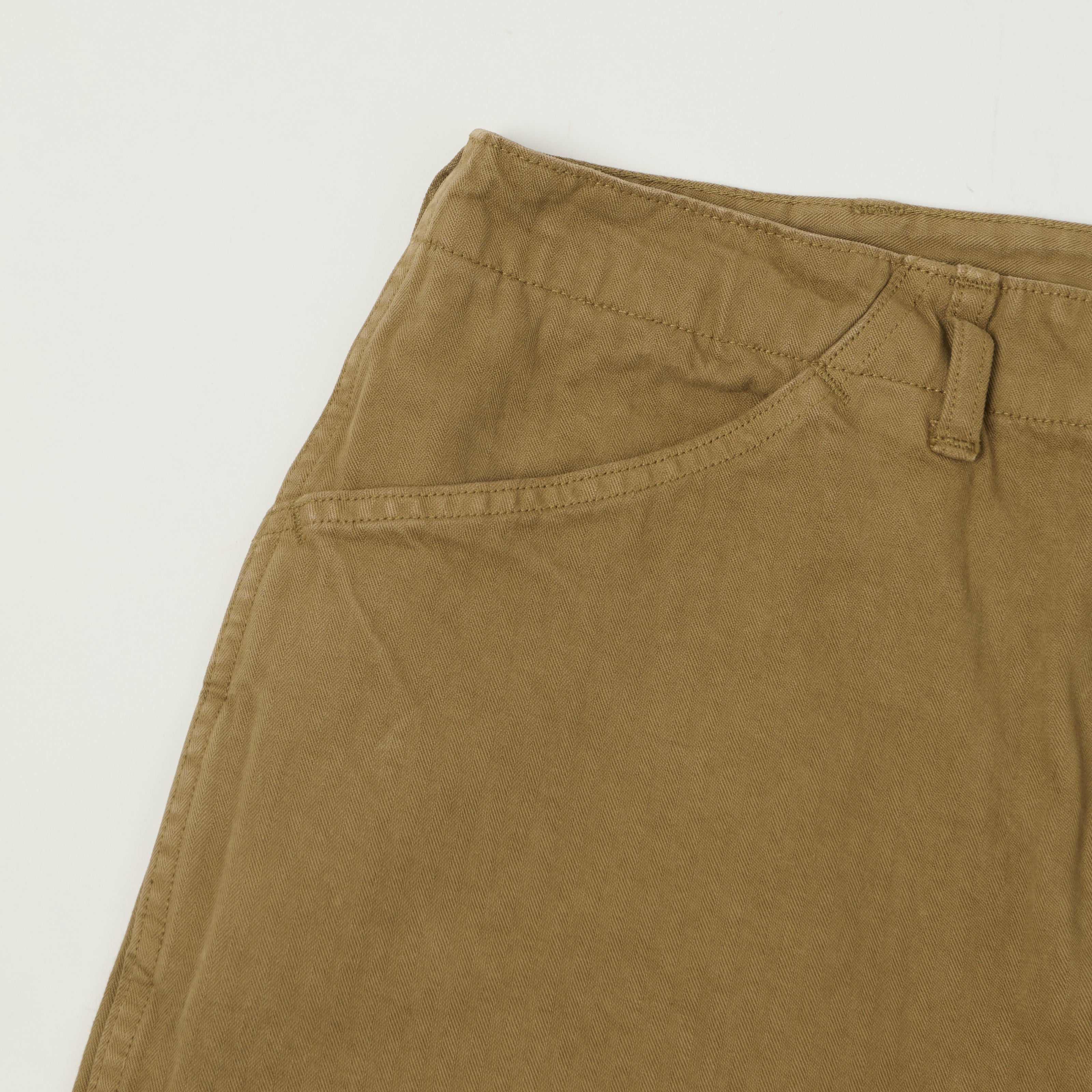 orSlow U.S.M.C. Herringbone Twill Utility Trouser - Khaki