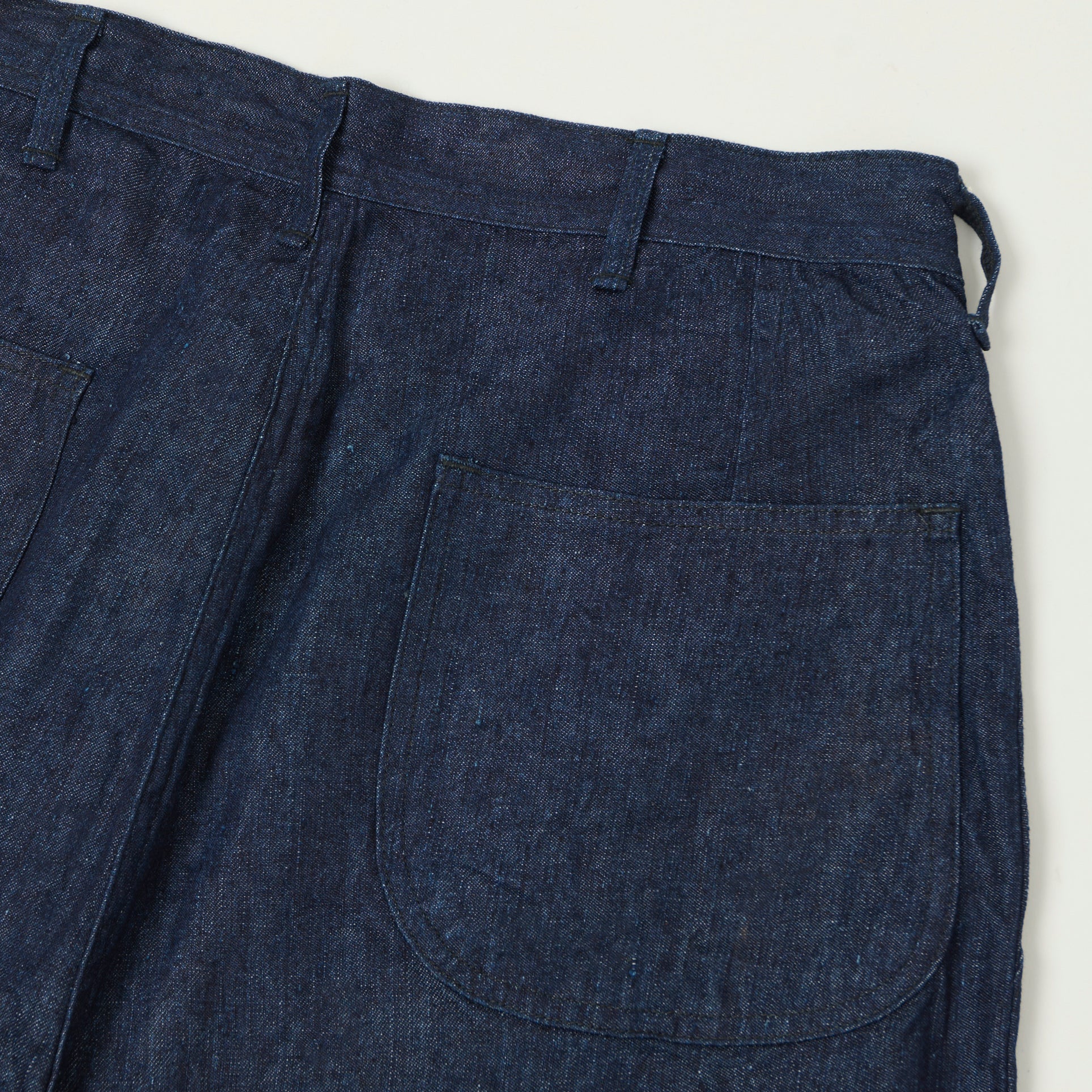 orSlow U.S. Navy Linen Denim Trousers - One Wash