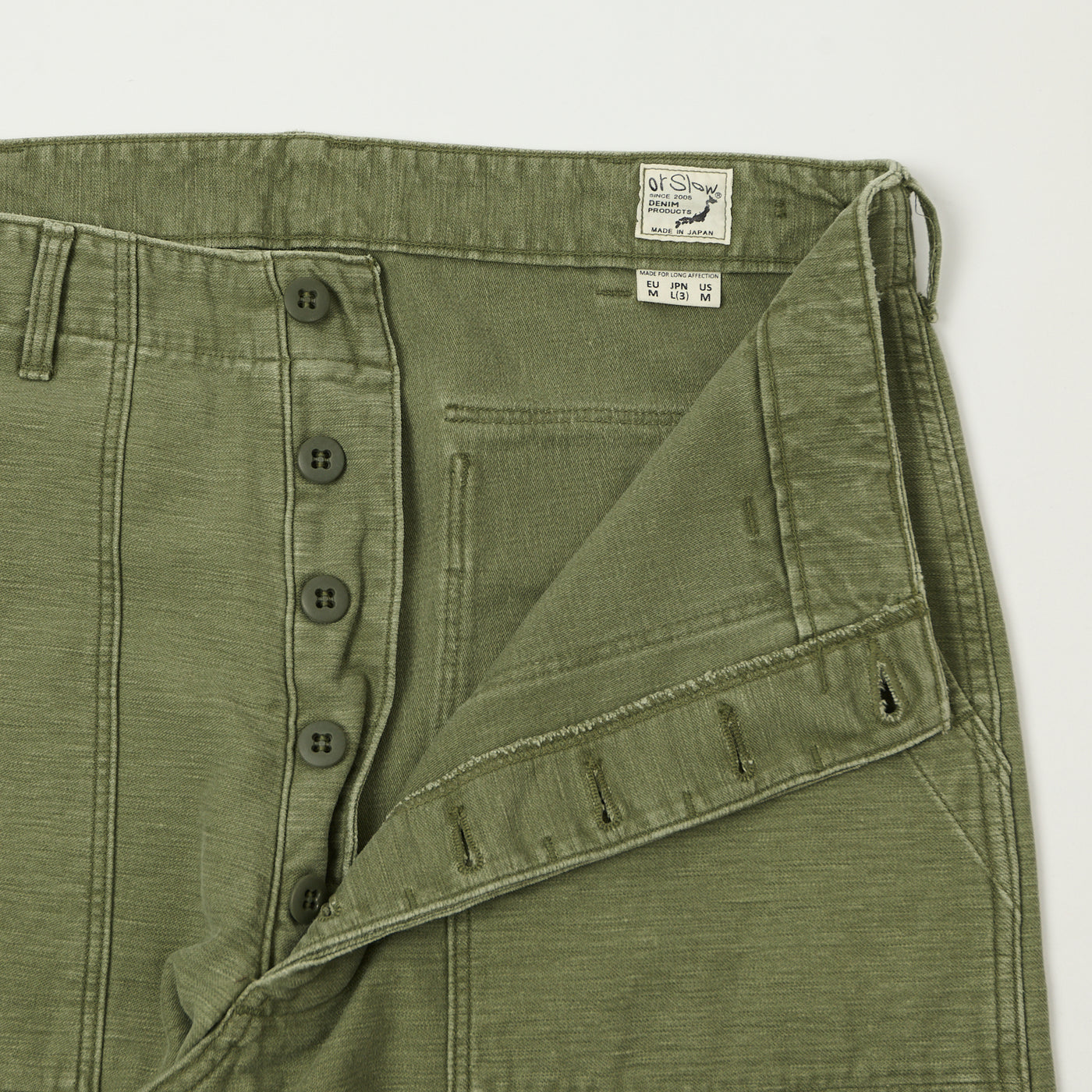 orslow Vintage Fit Army Trouser XS（0） OrSlow Vintage Fit Army Trousers - Khaki – Standard & Strange