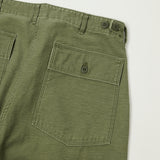 orSlow Vintage U.S. Army Fatigue Trousers - Olive Stone Wash