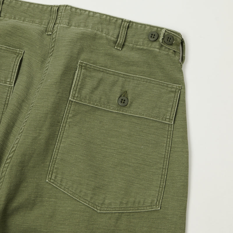 orSlow Vintage U.S. Army Fatigue Trousers - Olive Stone Wash