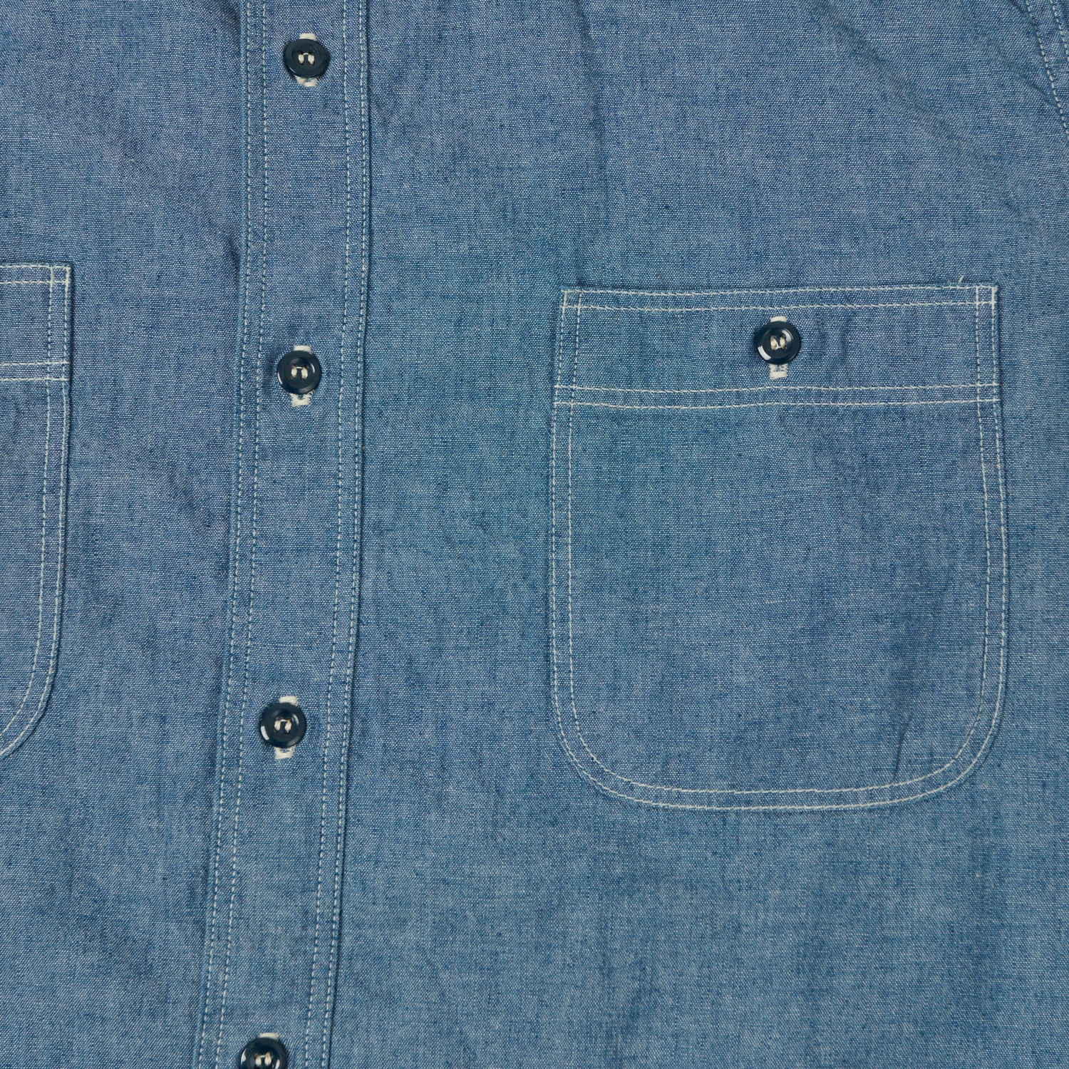 orSlow Vintage Fit Chambray Work Shirt - Indigo