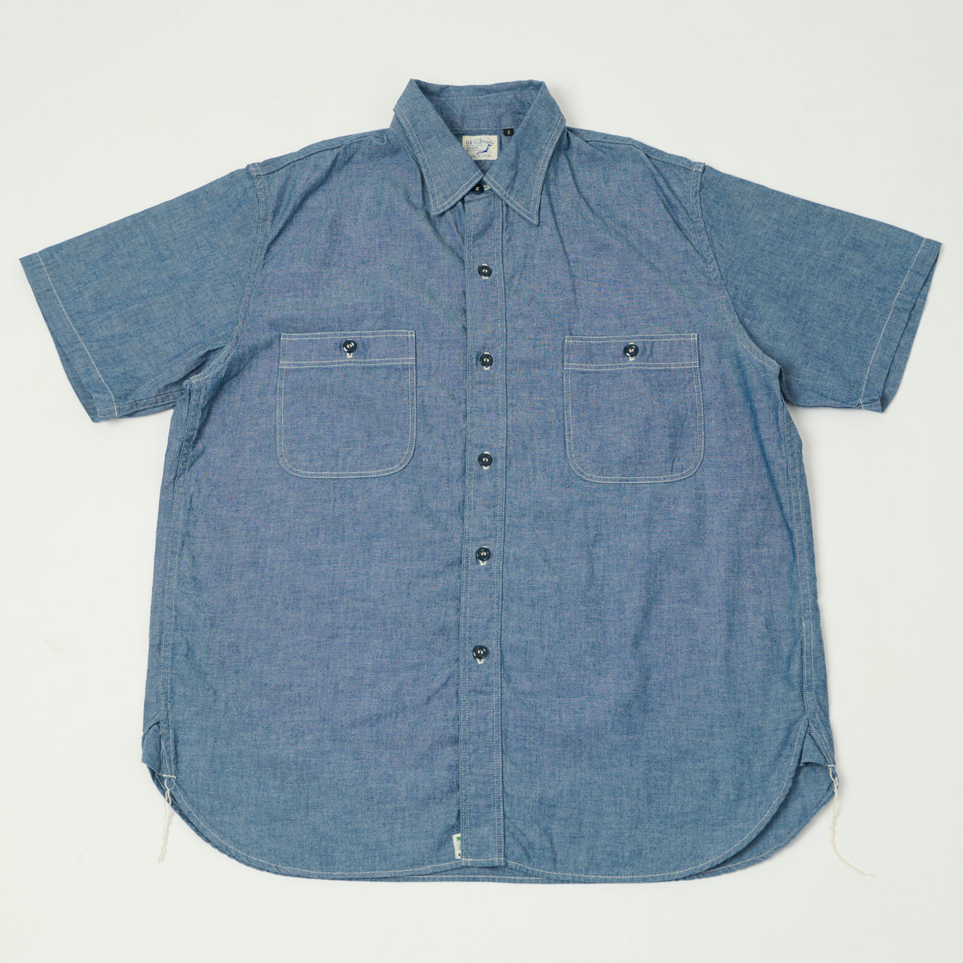 orSlow Vintage Fit Chambray Work Shirt - Indigo