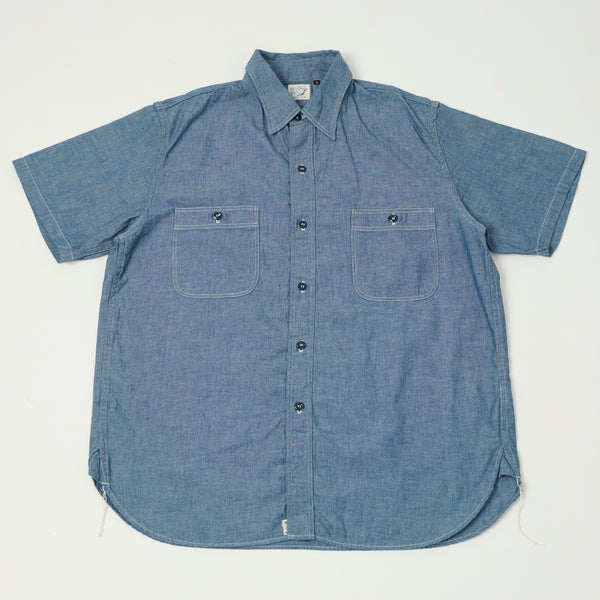 orSlow Vintage Fit Chambray Work Shirt - Indigo | SON OF A STAG