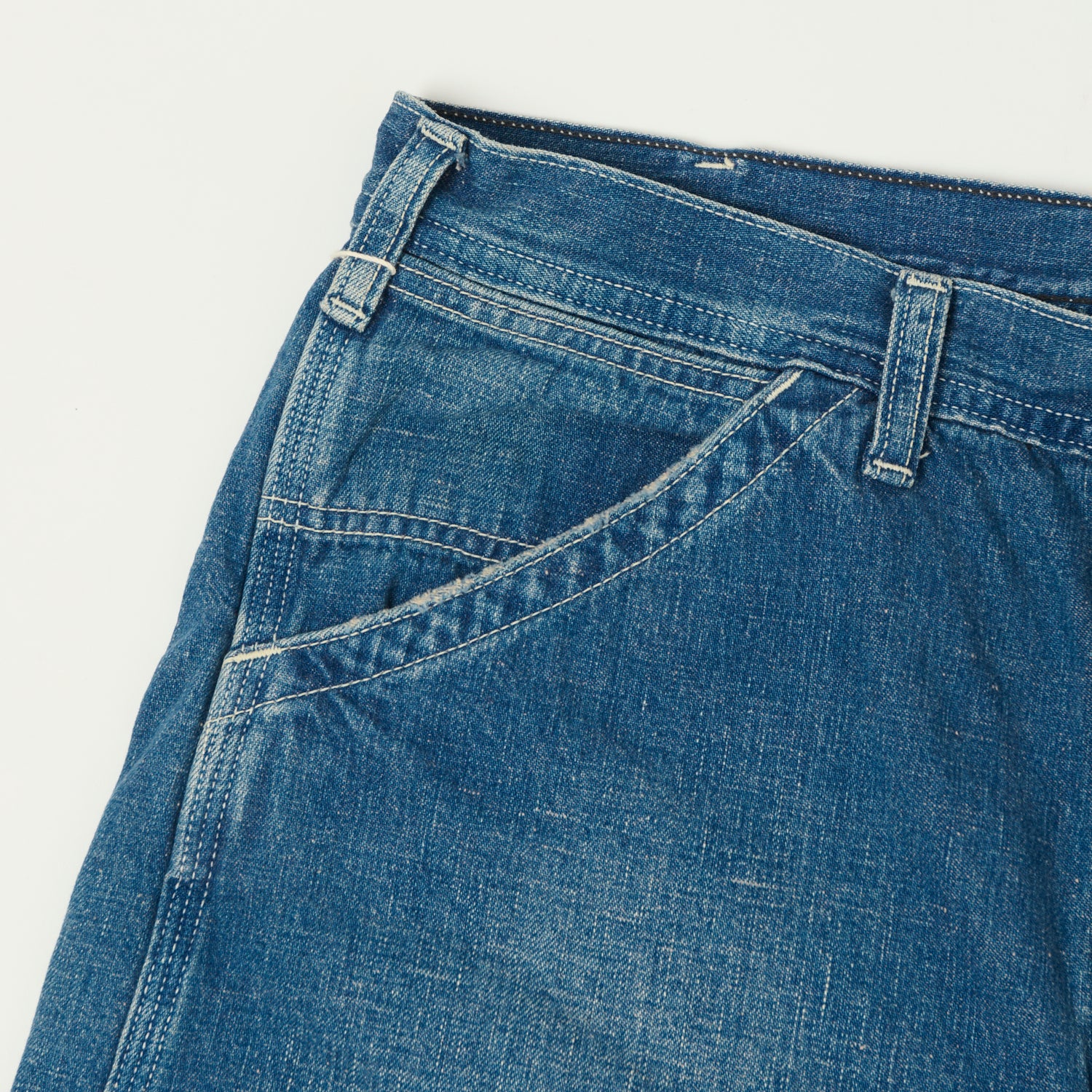 orSlow 1940s Denim Painter Shorts - One Wash