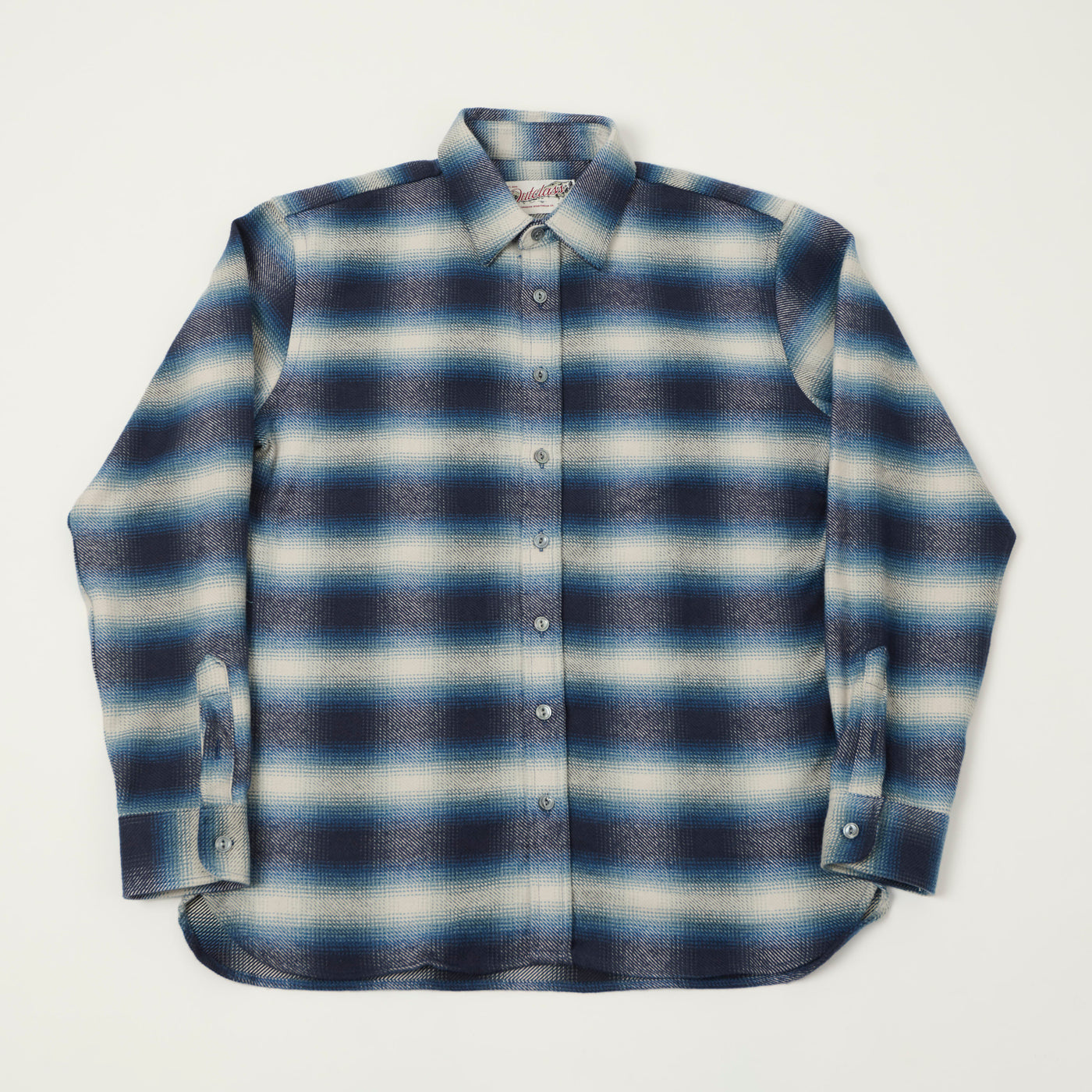 Outclass Blanket Easy Shirt - Blue Shadow Plaid