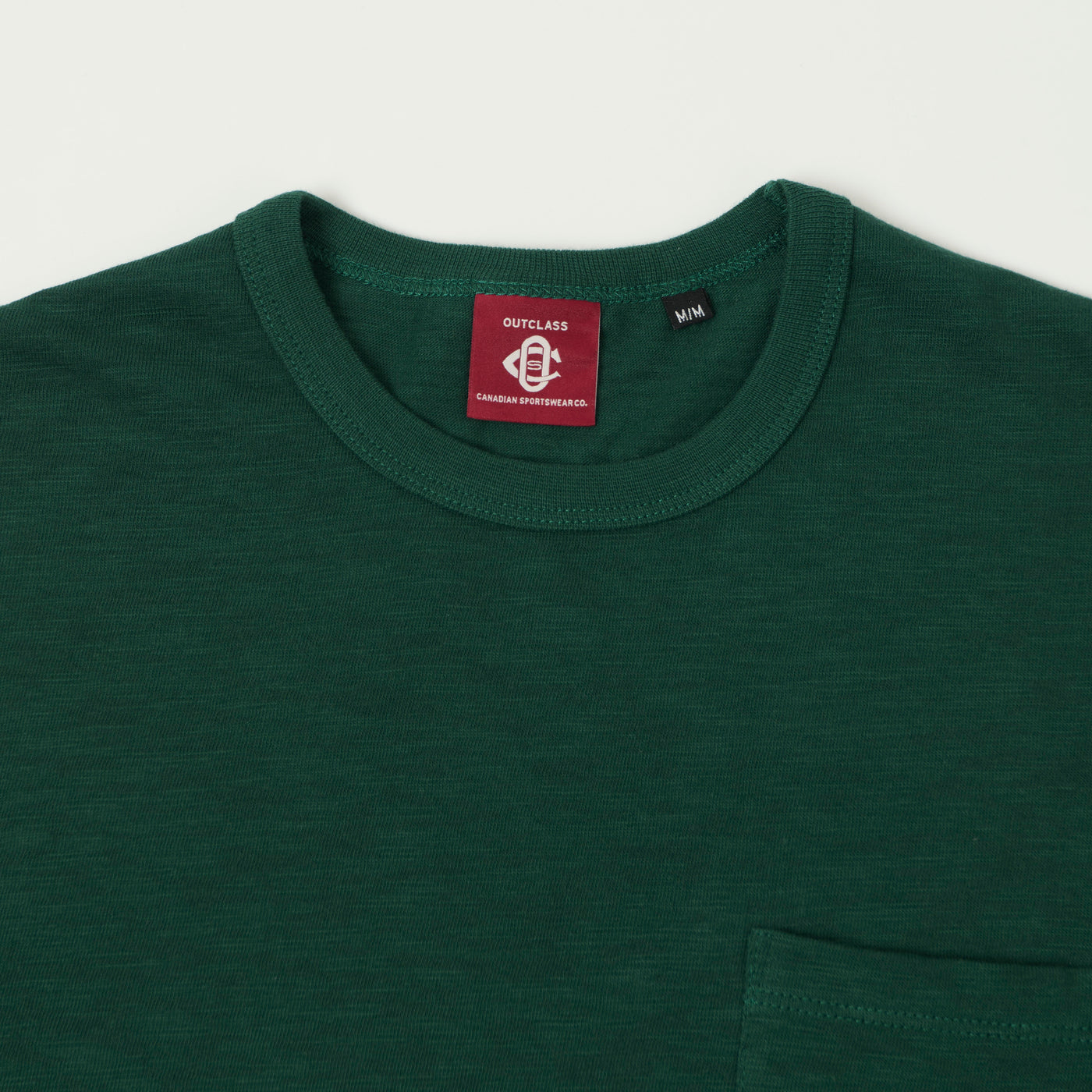 Outclass Double Slub Pocket T-Shirt - Spruce