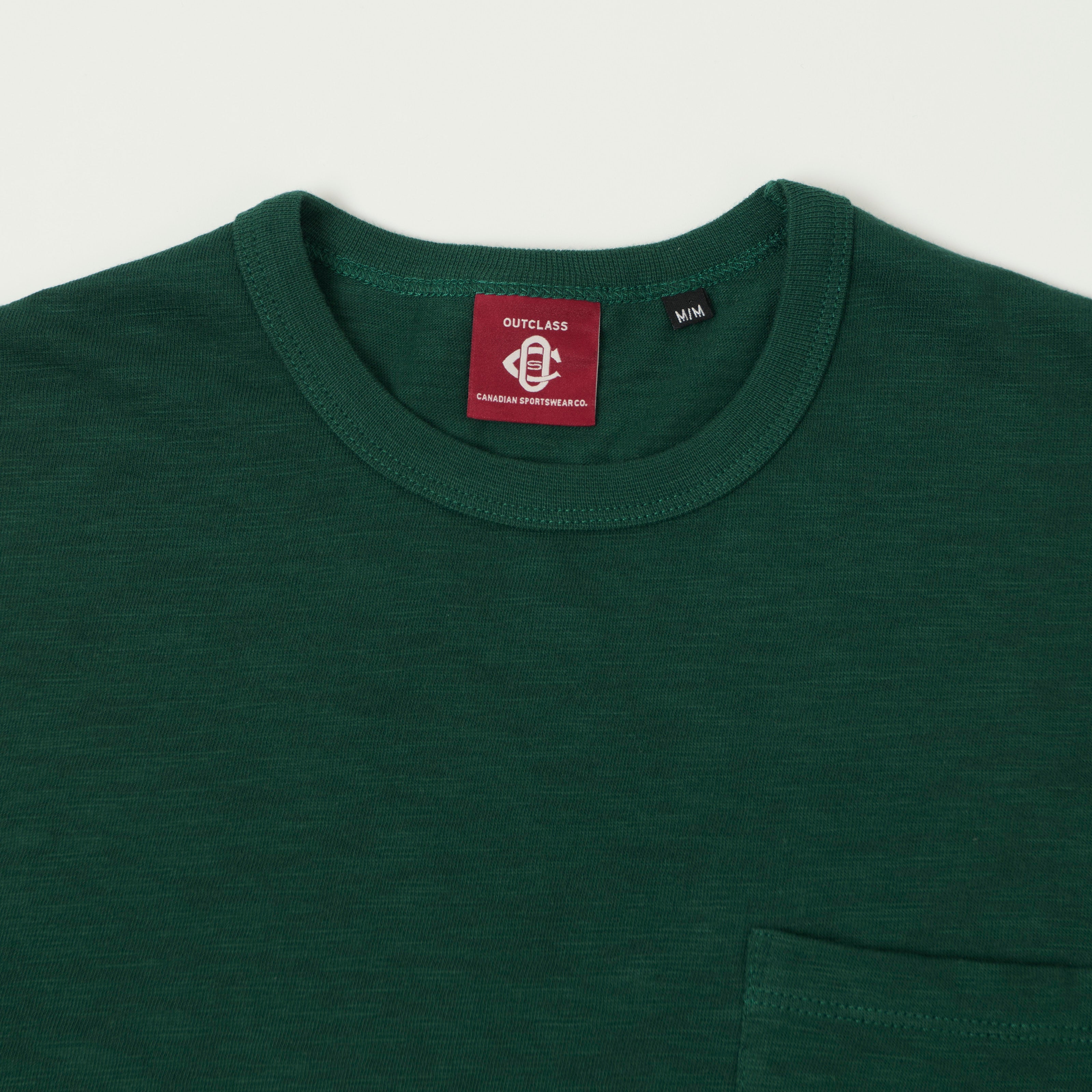 Outclass Double Slub Pocket T-Shirt - Spruce