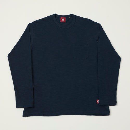Outclass Double Slub Pocket T-Shirt - Navy