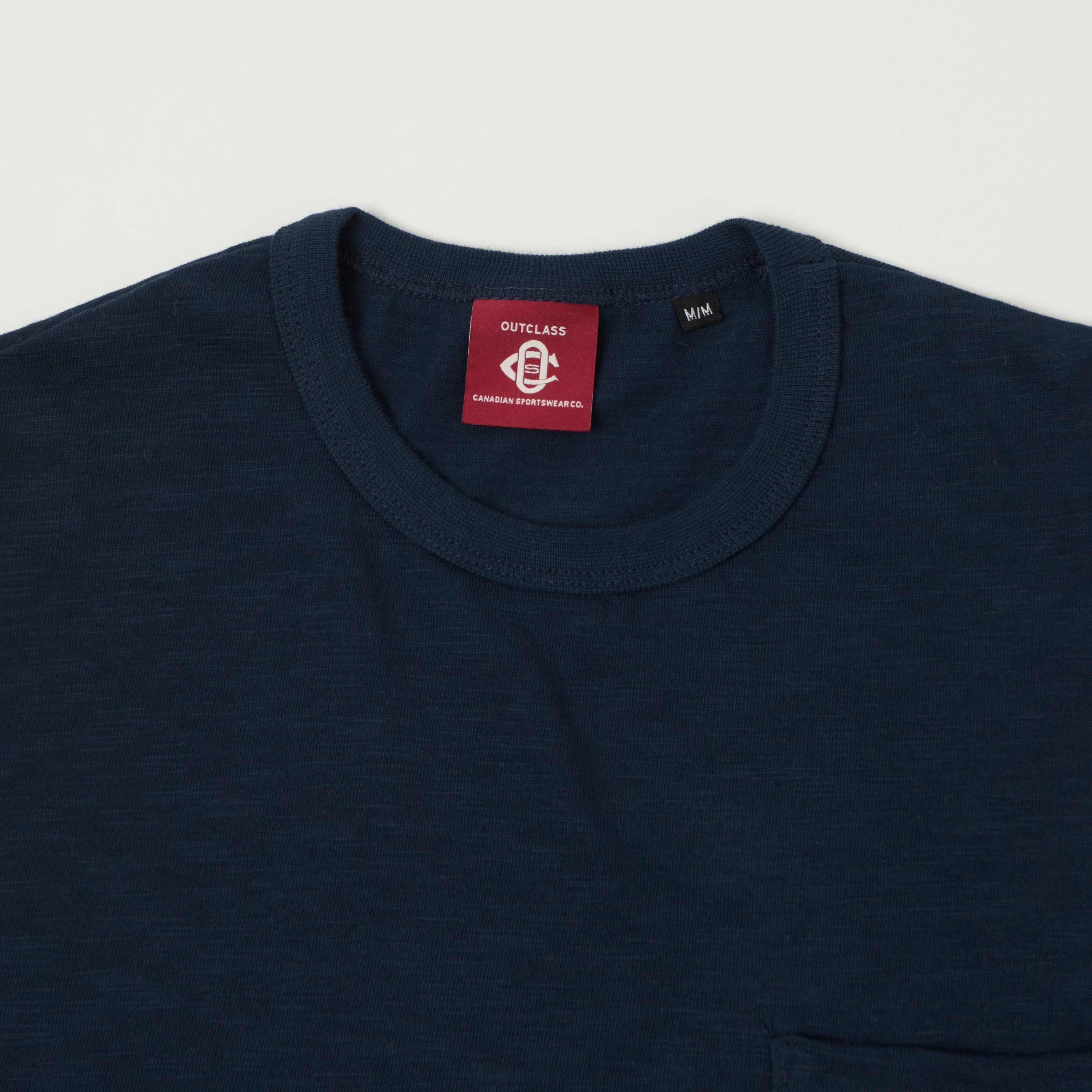 Outclass Double Slub Pocket T-Shirt - Navy