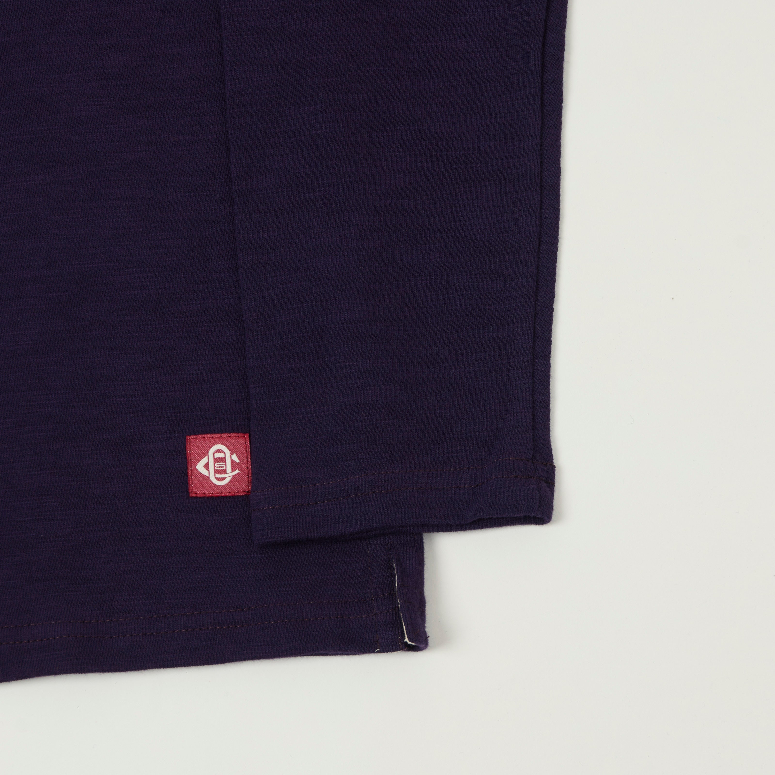 Outclass Double Slub Pocket T-Shirt - Eggplant