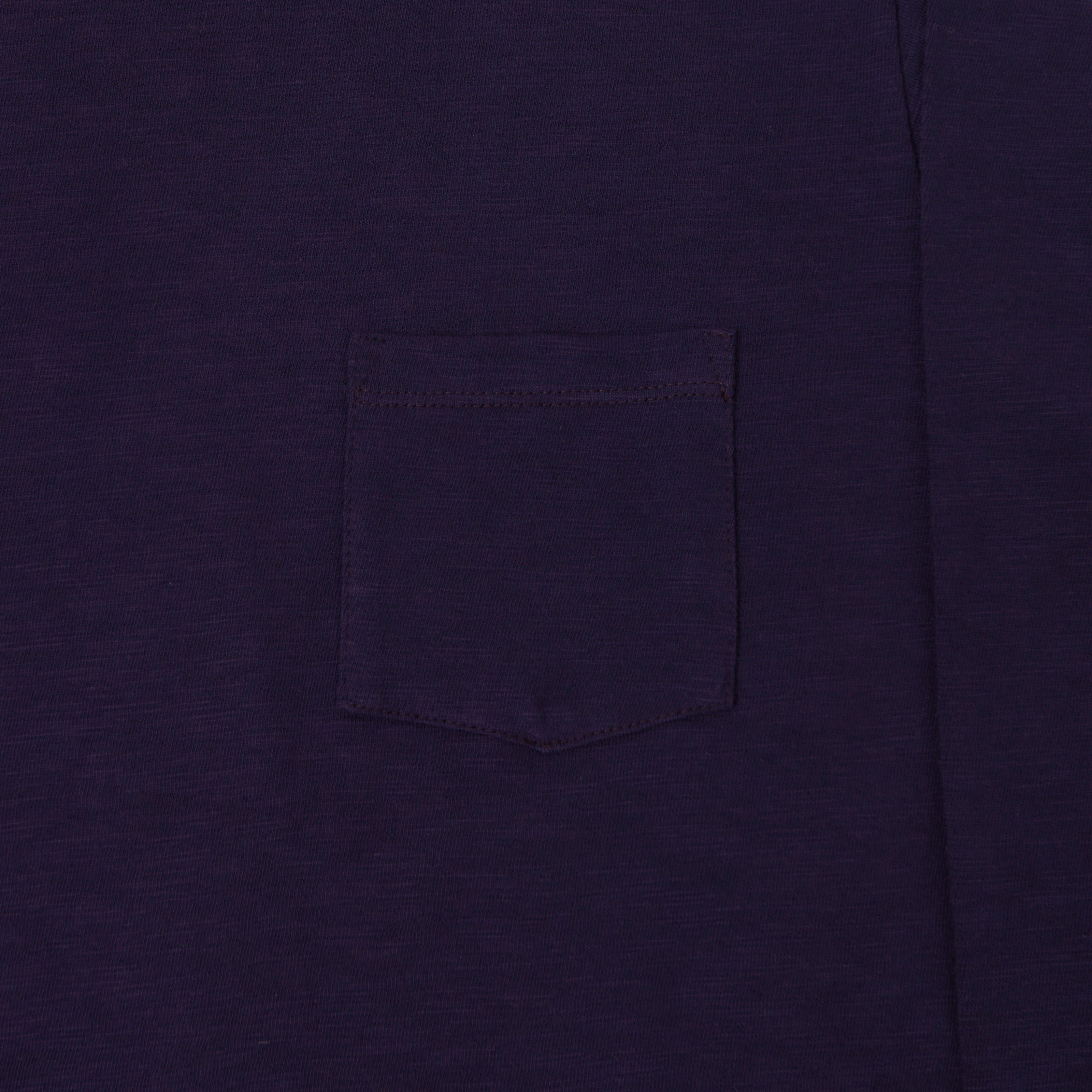 Outclass Double Slub Pocket T-Shirt - Eggplant