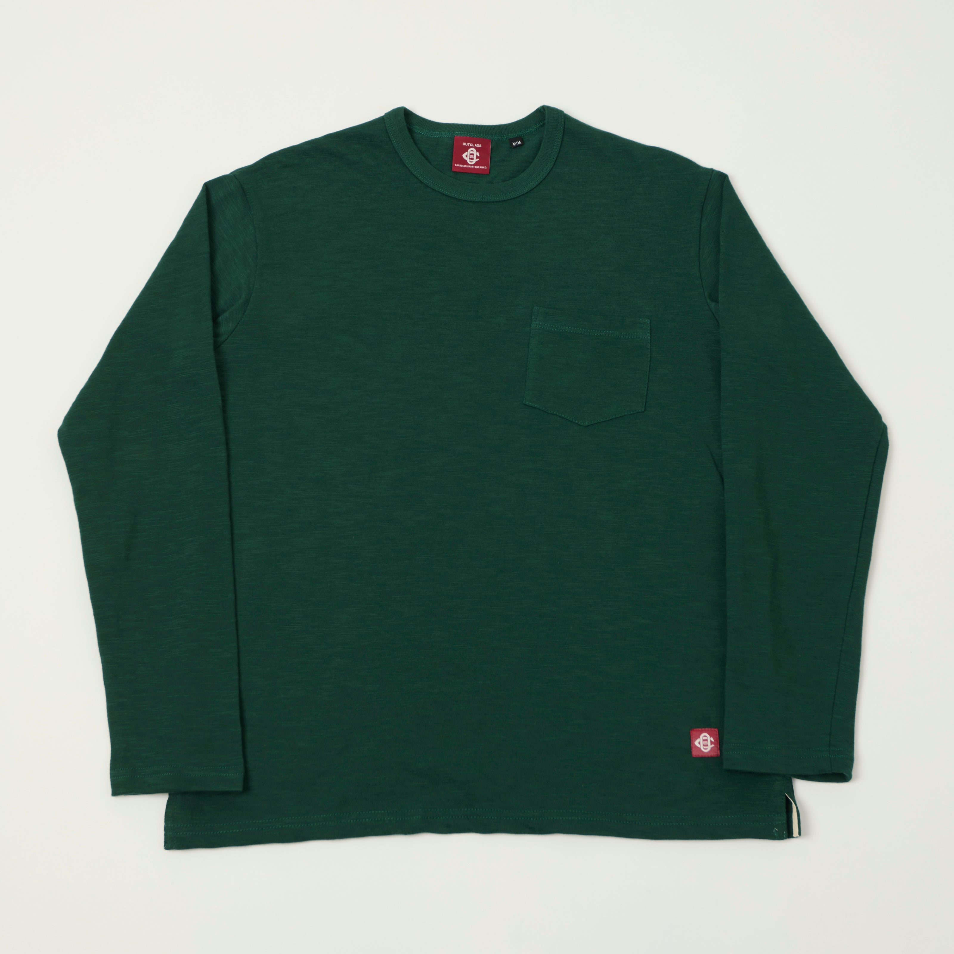 Outclass Double Slub Pocket T-Shirt - Spruce