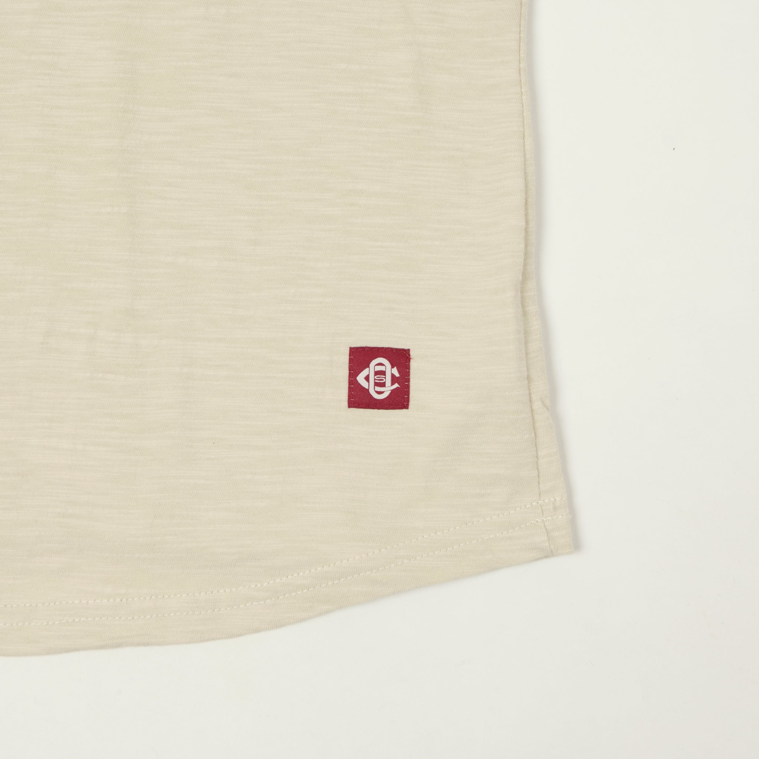 Outclass Slub Knit Henley T-Shirt - Birch