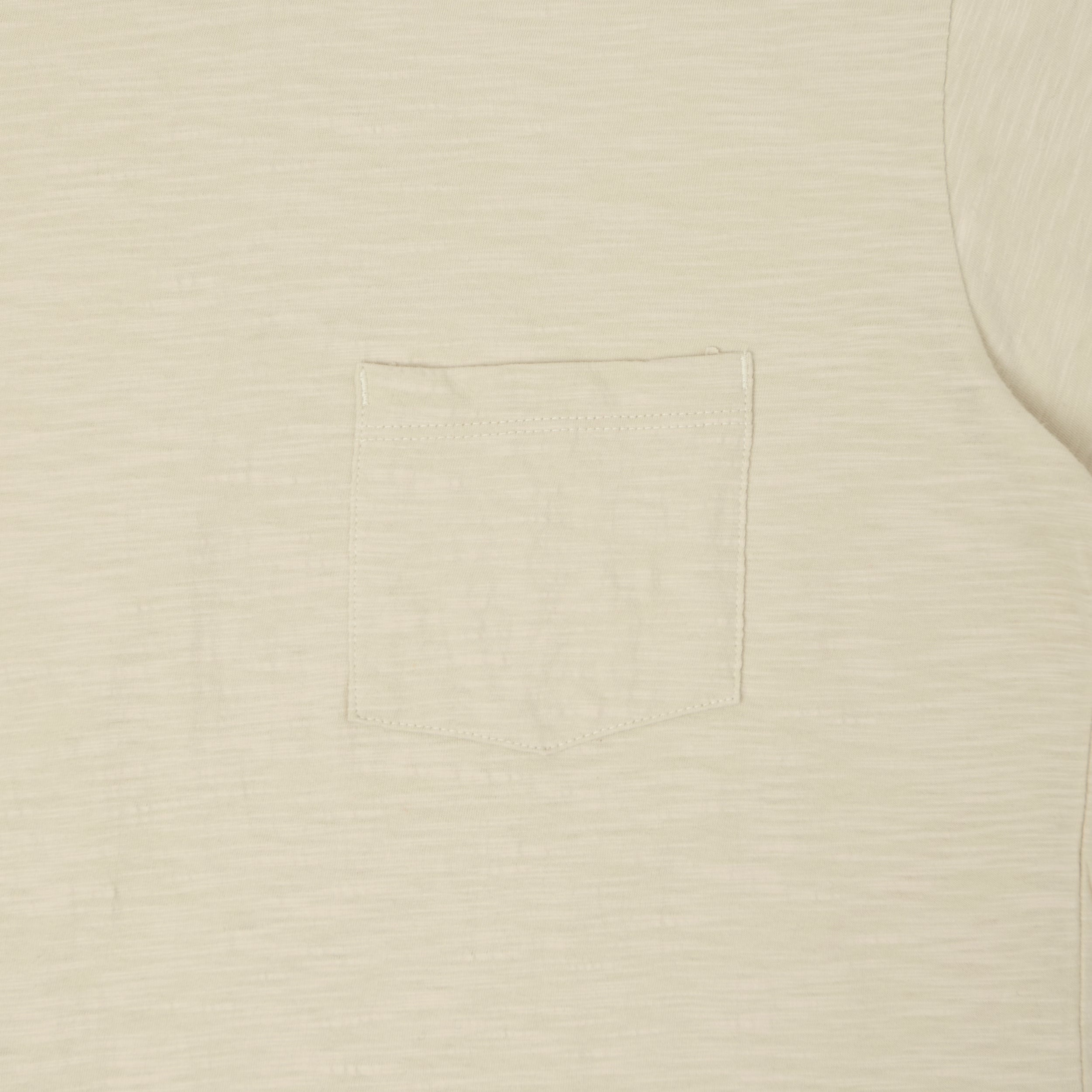 Outclass Slub Knit Pocket T-Shirt - Birch