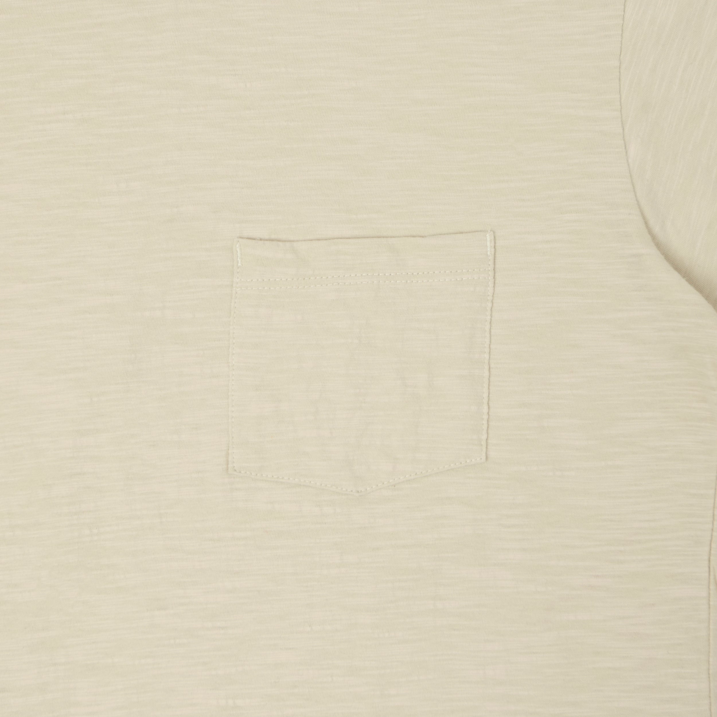 Outclass Slub Knit Pocket T-Shirt - Birch